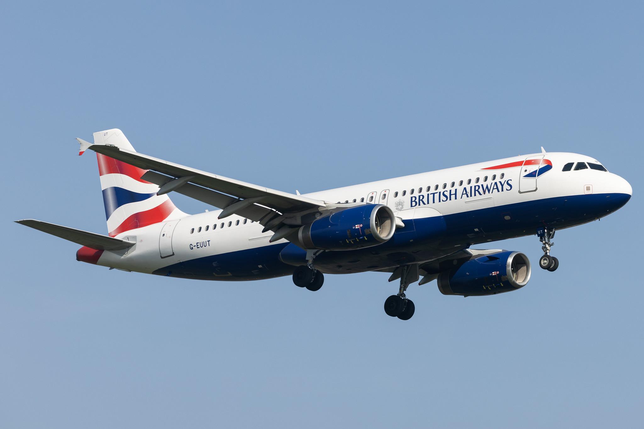 London Heathrow: British Airways (BA / BAW) |  Airbus A320-232 A320 | G-EUUT | MSN 3314