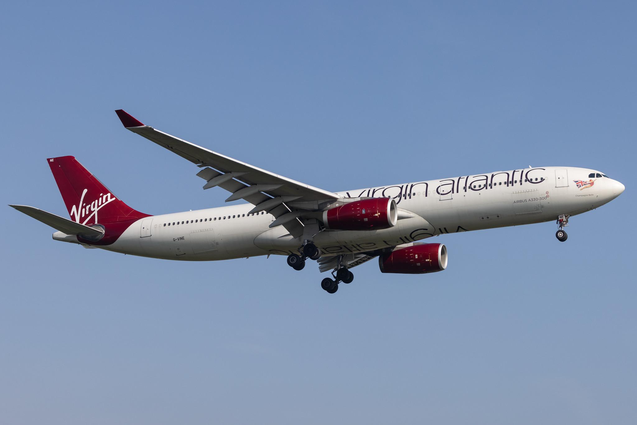 London Heathrow: Virgin Atlantic (VS / VIR) |  Airbus A330-343 A333 | G-VINE | MSN 1231