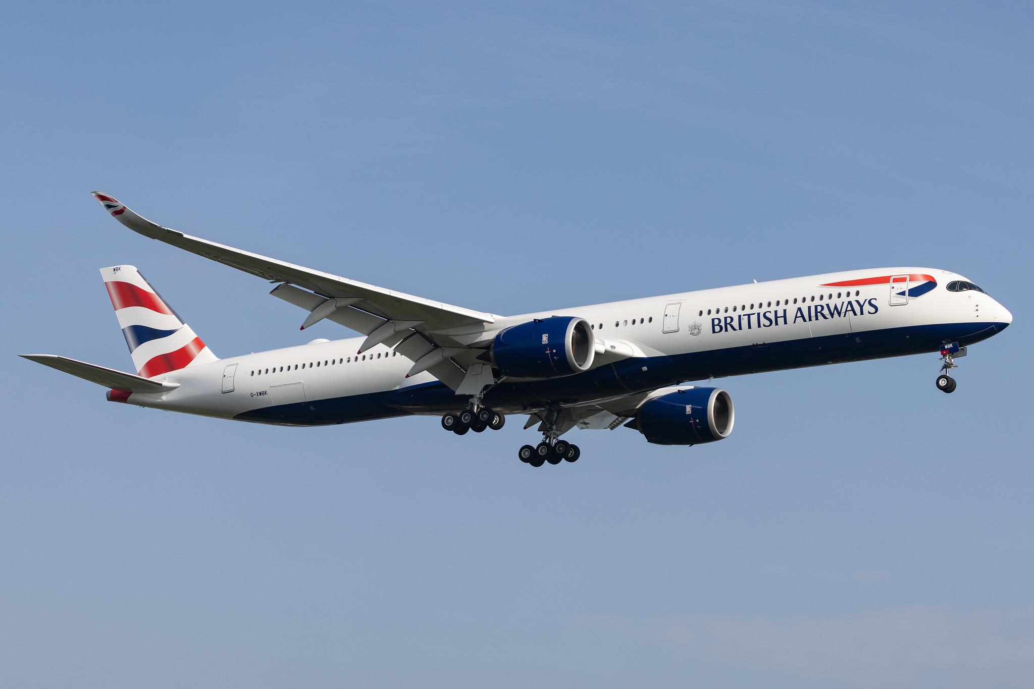 London Heathrow: British Airways (BA / BAW) |  Airbus A350-1041 A35K | G-XWBK | MSN 495