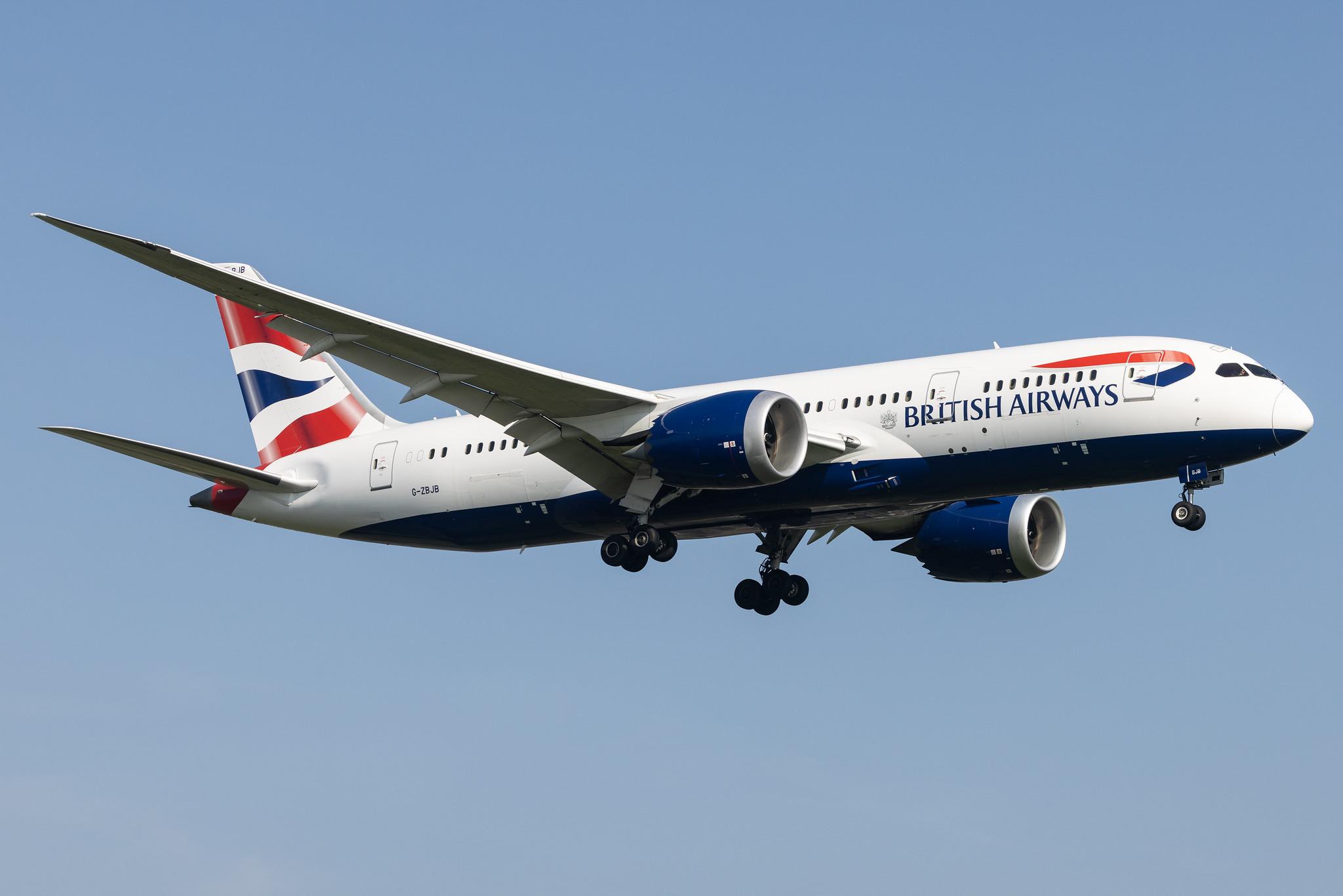 London Heathrow: British Airways (BA / BAW) |  Boeing 787-8 Dreamliner B788 | G-ZBJB | MSN 38610
