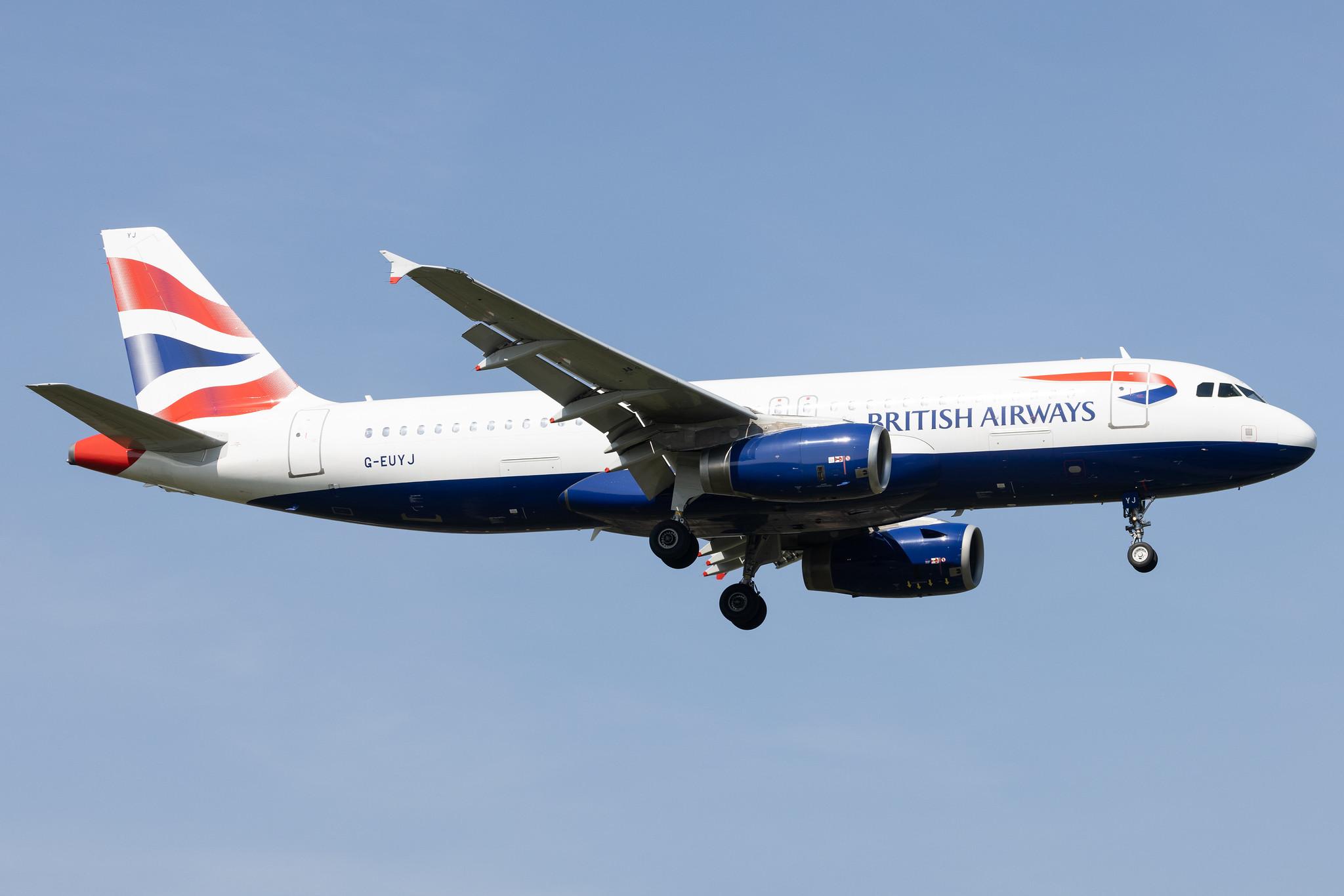 London Heathrow: British Airways (BA / BAW) |  Airbus A320-232 A320 | G-EUYJ | MSN 4464
