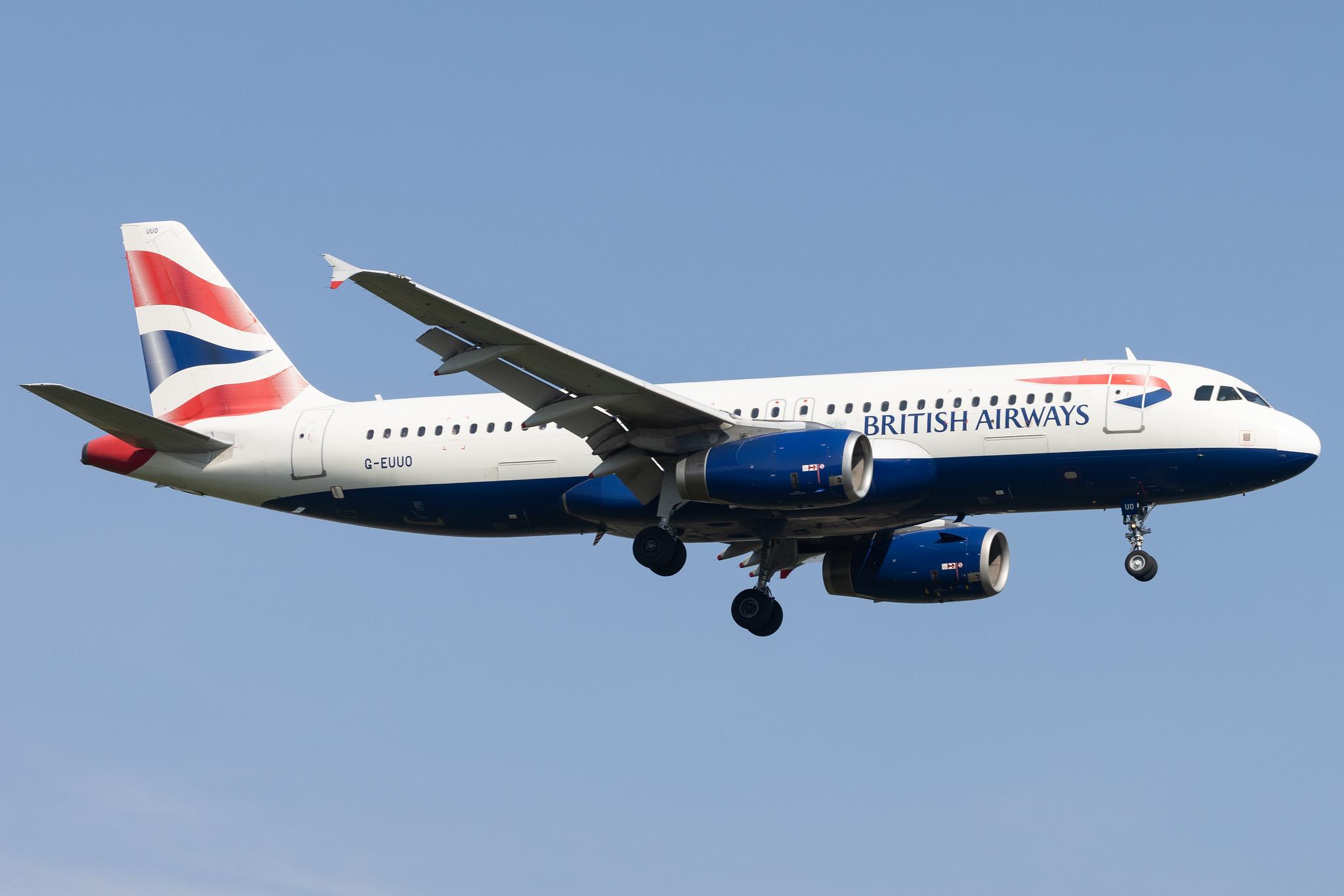 London Heathrow: British Airways (BA / BAW) |  Airbus A320-232 A320 | G-EUUO | MSN 1958