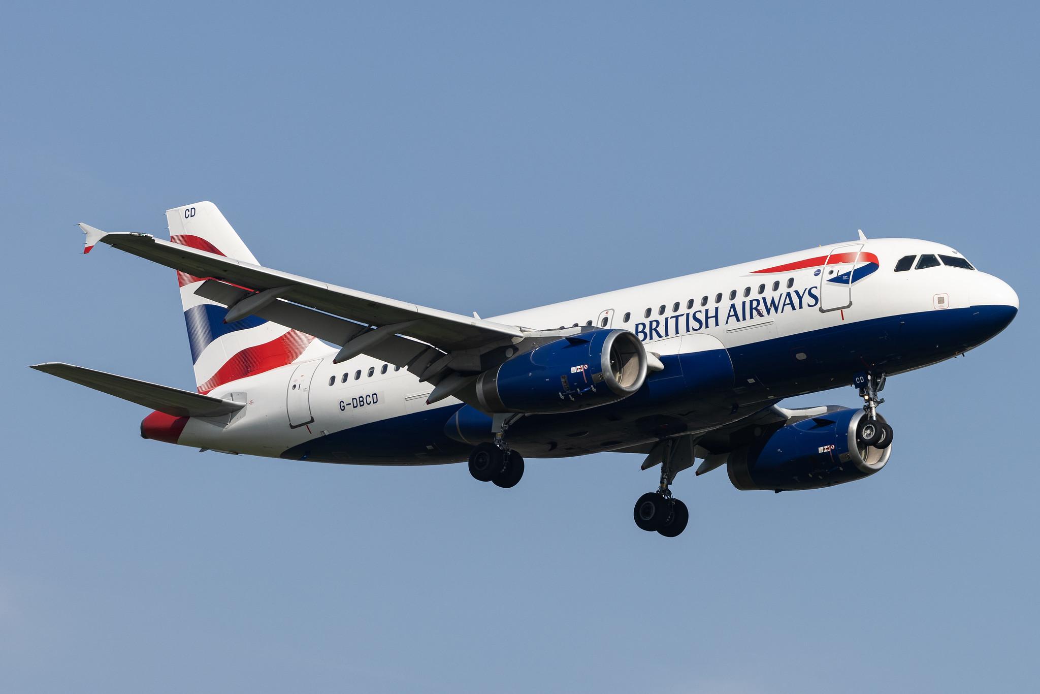 London Heathrow: British Airways (BA / BAW) |  Airbus A319-131 A319 | G-DBCD | MSN 2389