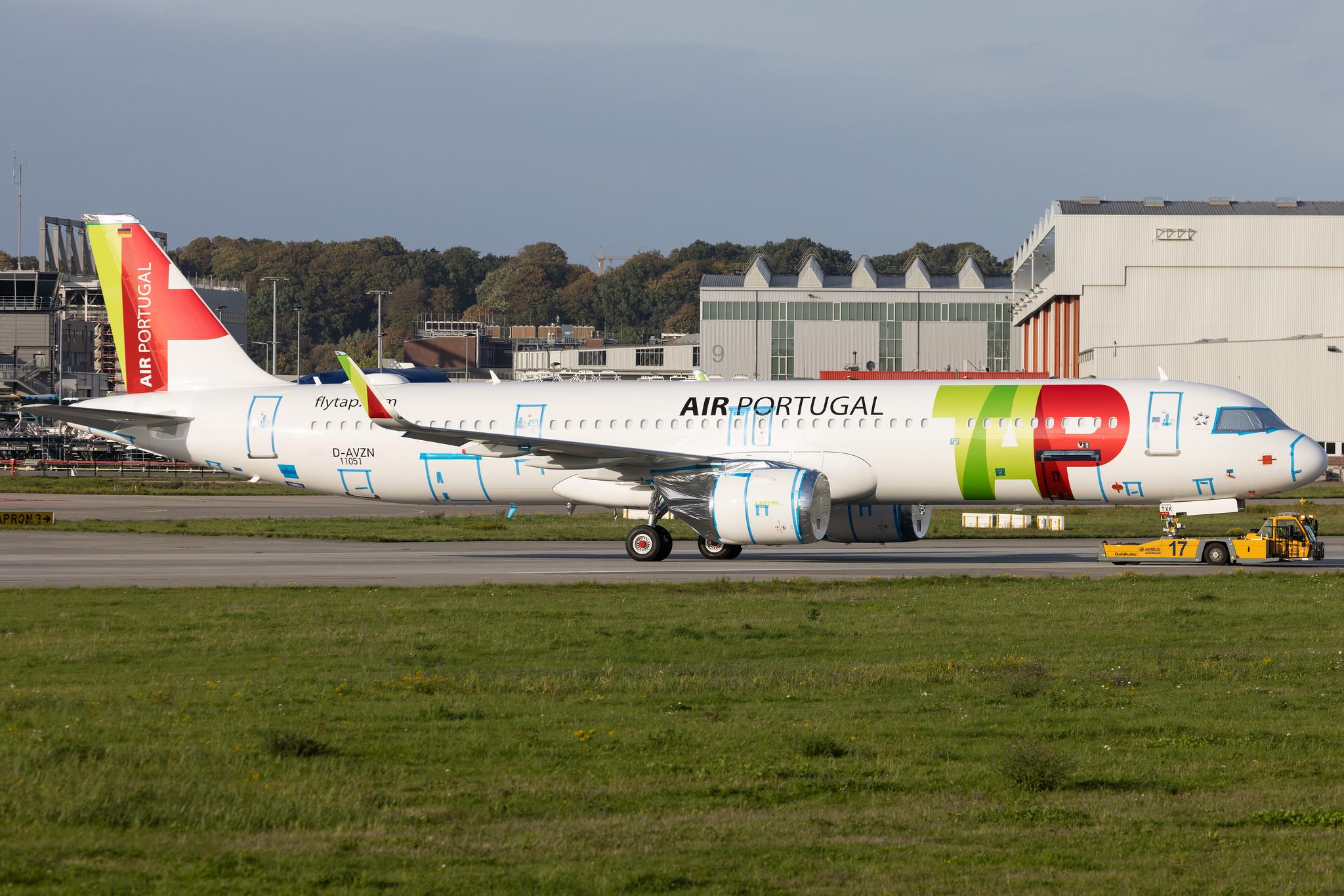 Hamburg Finkenwerder: TAP - Air Portugal (TP / TAP) | Airbus A321-251NX/LR A21N | D-AVZN | CS-TXK | MSN 11051