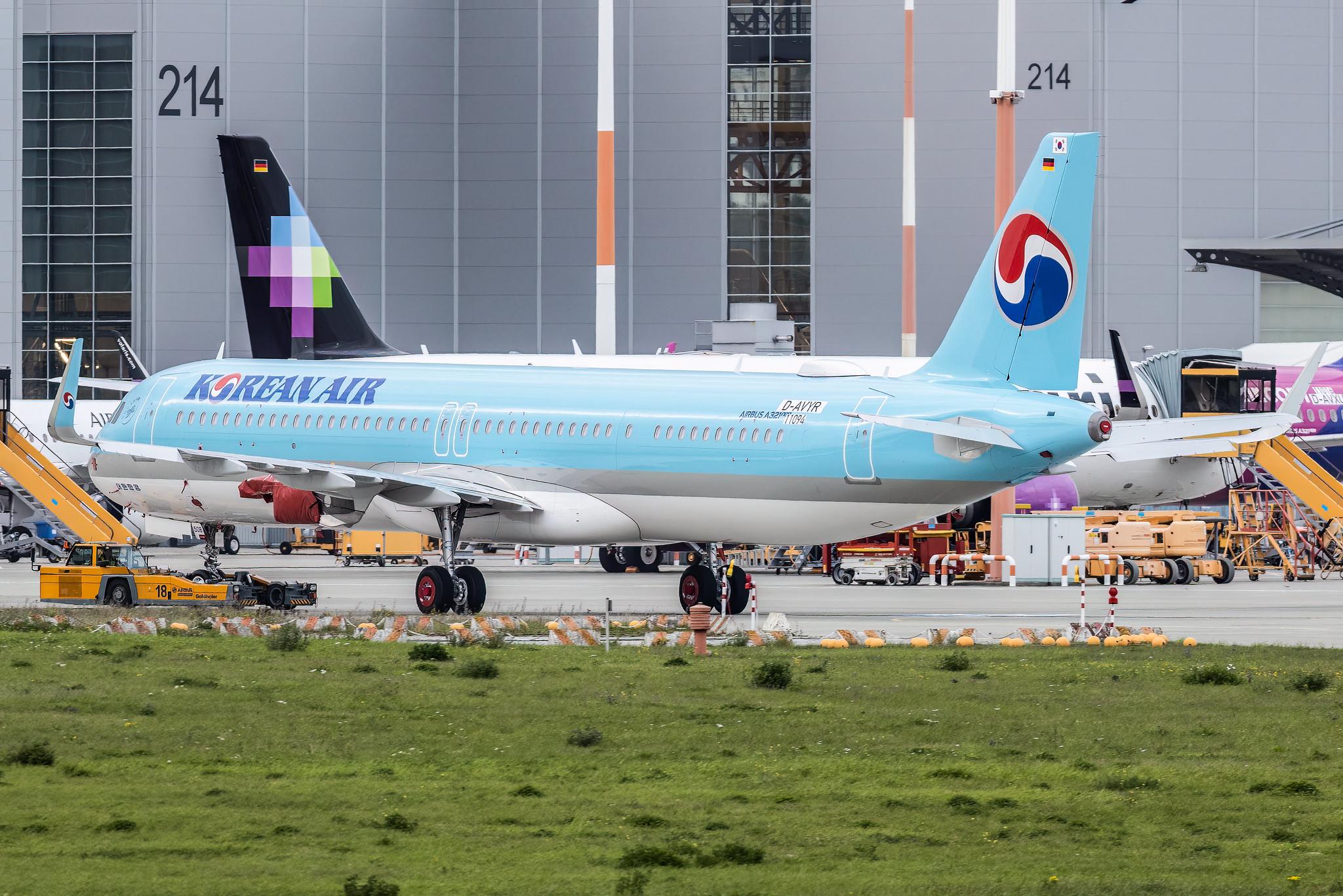 Hamburg Finkenwerder: Korean Air Lines | Airbus A321-272NX A21N | D-AVYR | HL8506 | MSN 11094