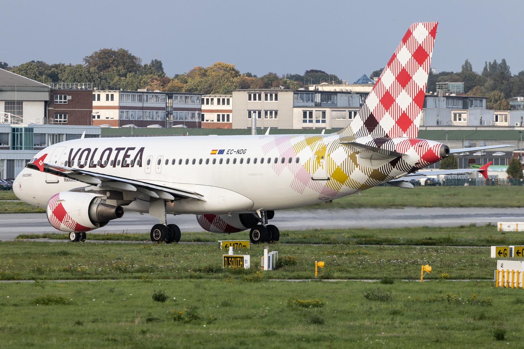 Hamburg Finkenwerder: Volotea (V7 / VOE) | Airbus A319-112 A319 | EC-NDG | MSN 03364