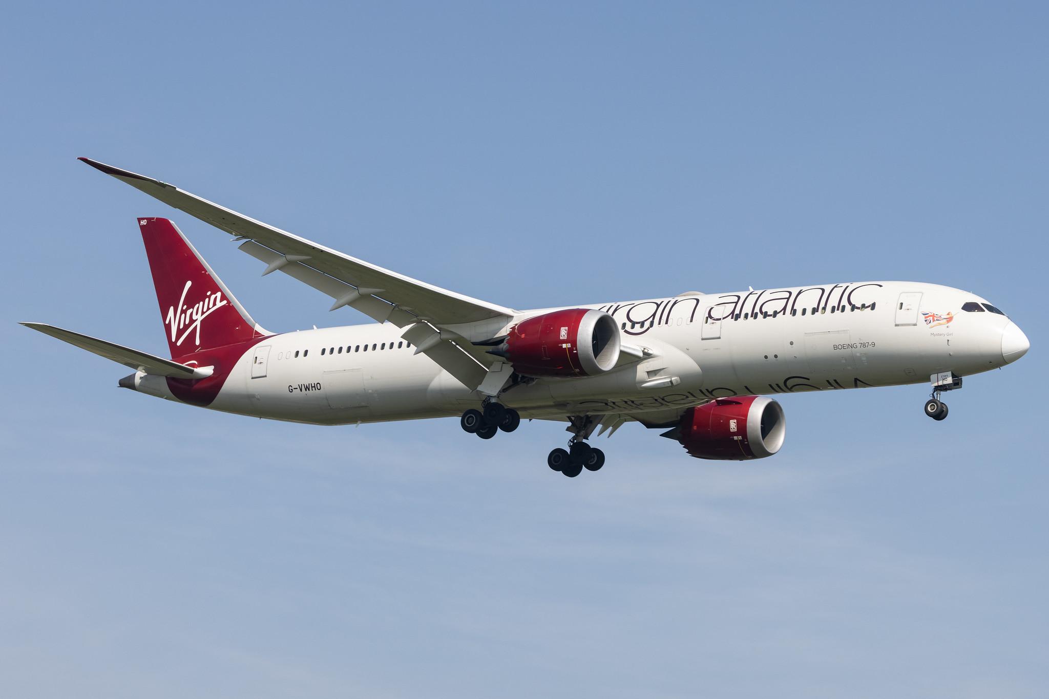 London Heathrow: Virgin Atlantic (VS / VIR) |  Boeing 787-9 Dreamliner B789 | G-VWHO | MSN 37971