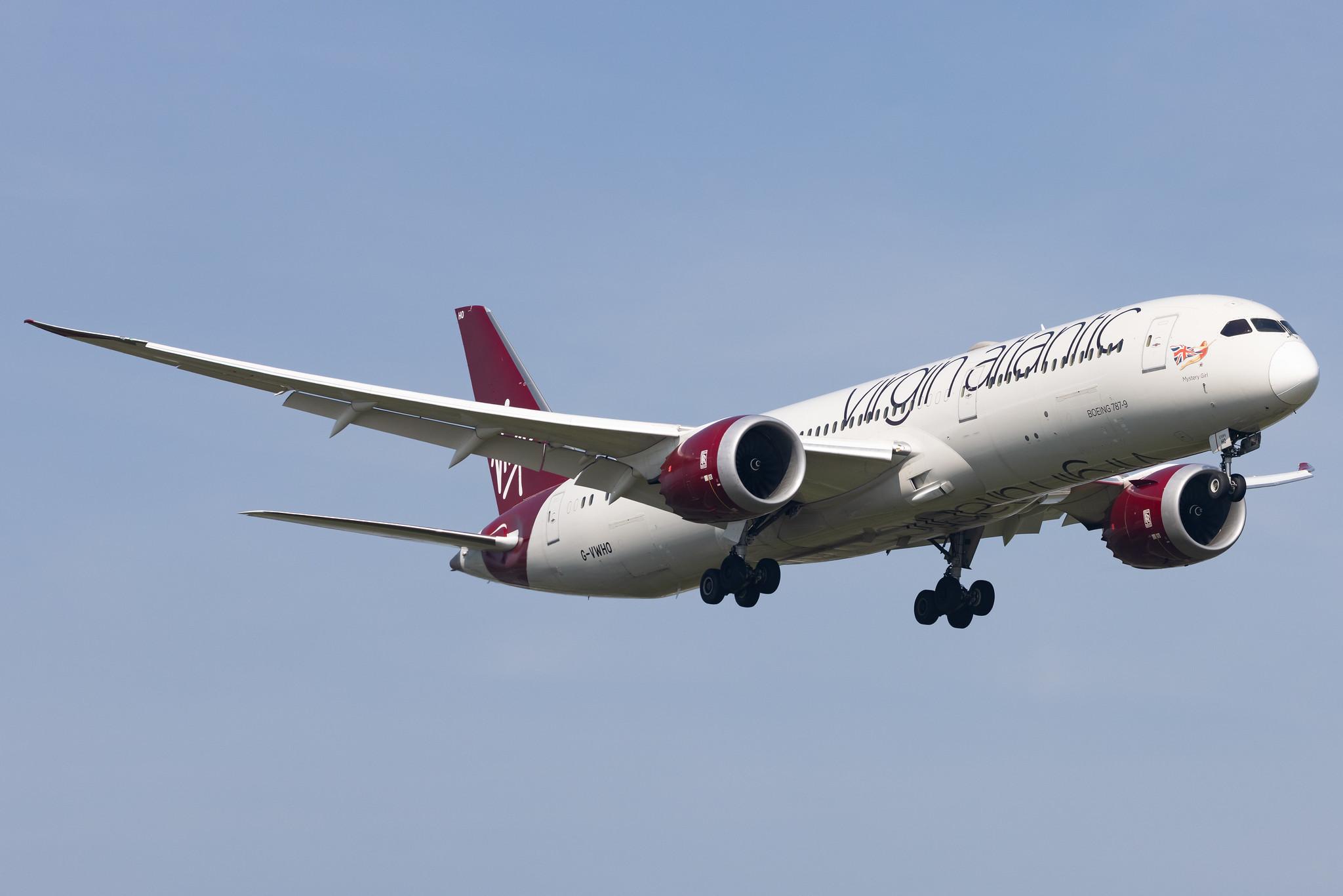 London Heathrow: Virgin Atlantic (VS / VIR) |  Boeing 787-9 Dreamliner B789 | G-VWHO | MSN 37971