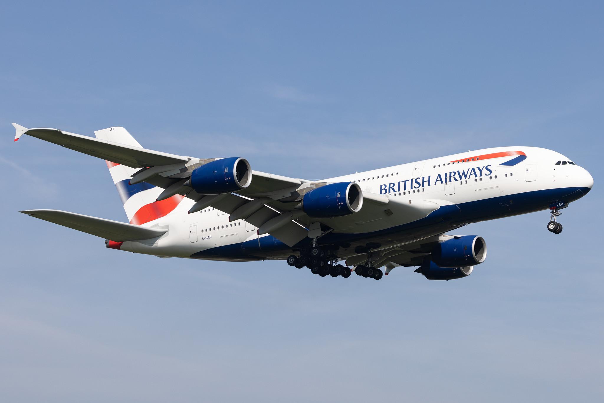 London Heathrow: British Airways (BA / BAW) |  Airbus A380-841 A388 | G-XLED | MSN 144