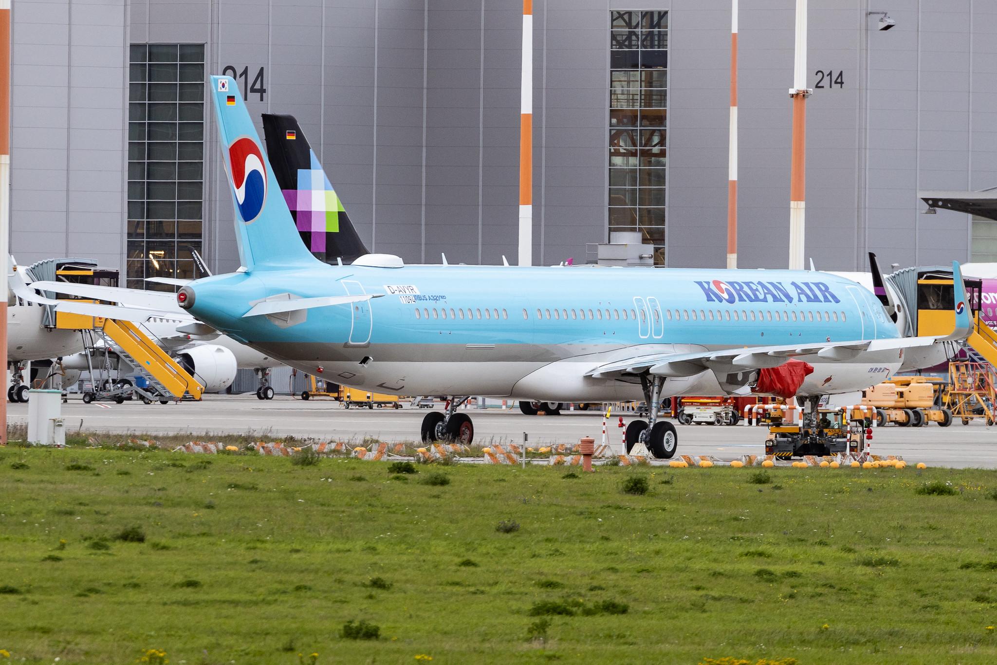 Hamburg Finkenwerder: Korean Air Lines | Airbus A321-272NX A21N | D-AVYR | HL8506 | MSN 11094