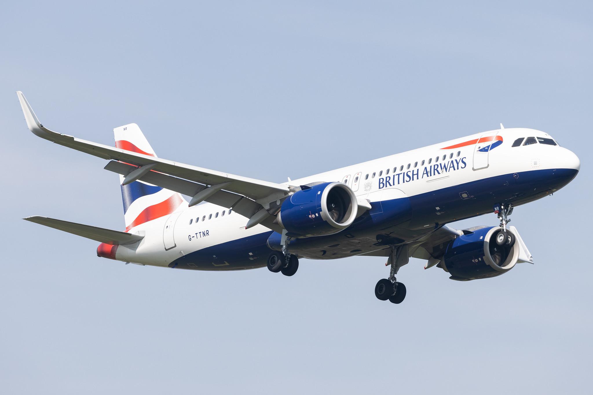 London Heathrow: British Airways (BA / BAW) |  Airbus A320-251N A20N | G-TTNR | MSN 10493