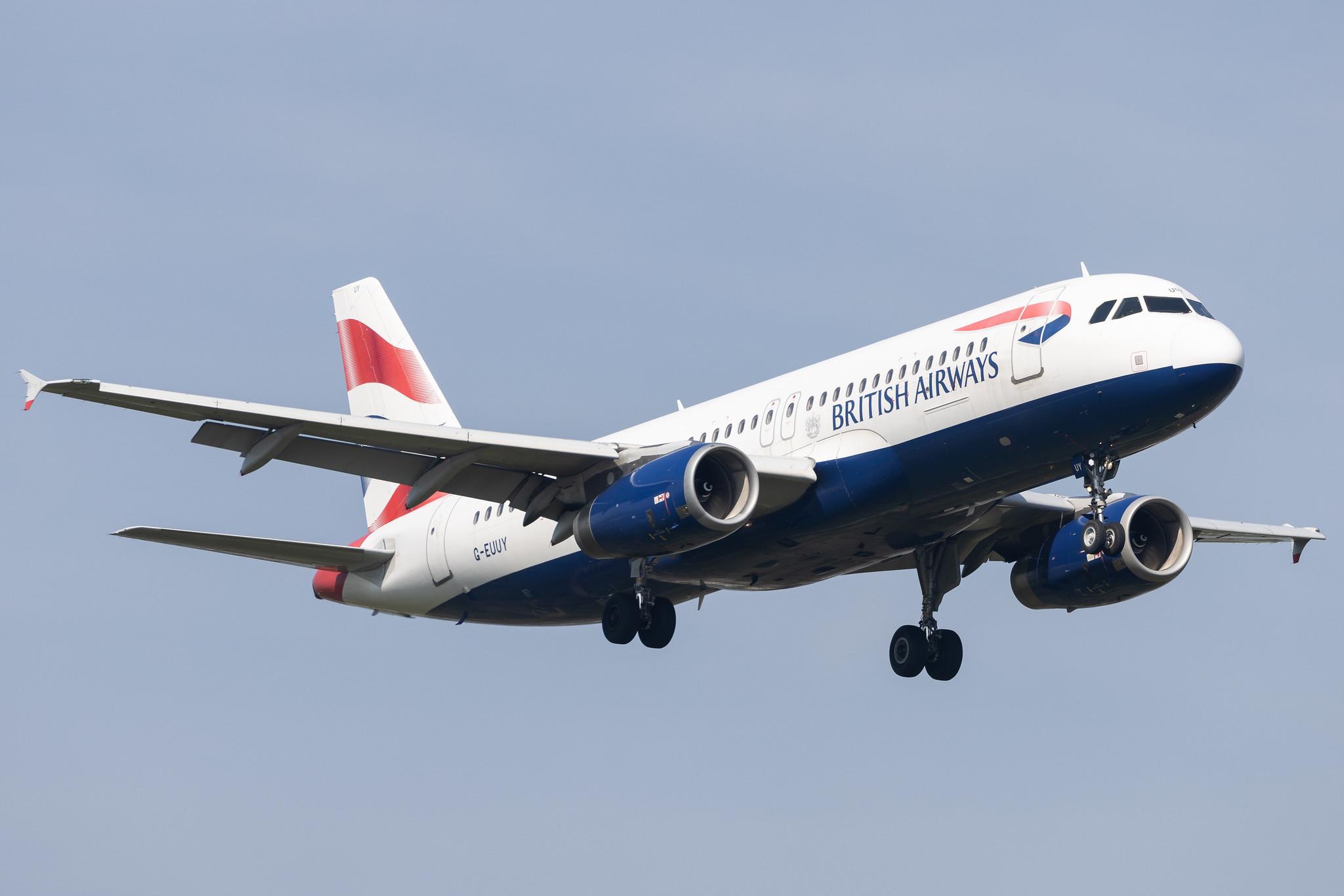 London Heathrow: British Airways (BA / BAW) |  Airbus A320-232 A320 | G-EUUY | MSN 3607