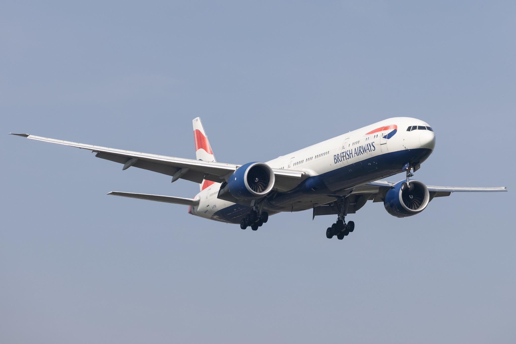 London Heathrow: British Airways (BA / BAW) |  Boeing 777-36N(ER) B77W | G-STBD | MSN 38695