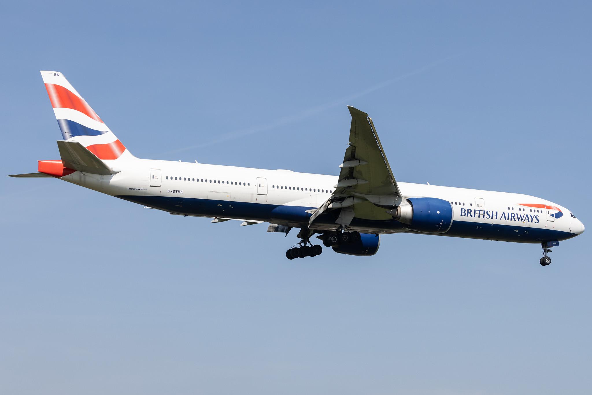 London Heathrow: British Airways (BA / BAW) |  Boeing 777-336(ER) B77W | G-STBK | MSN 42121