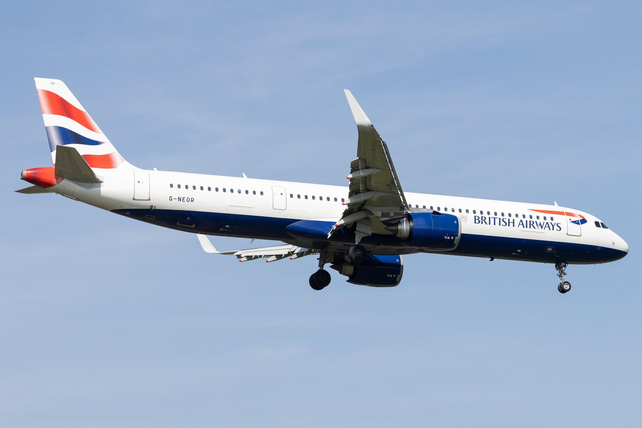London Heathrow: British Airways (BA / BAW) |  Airbus A321-251NX A21N | G-NEOR | MSN 8526