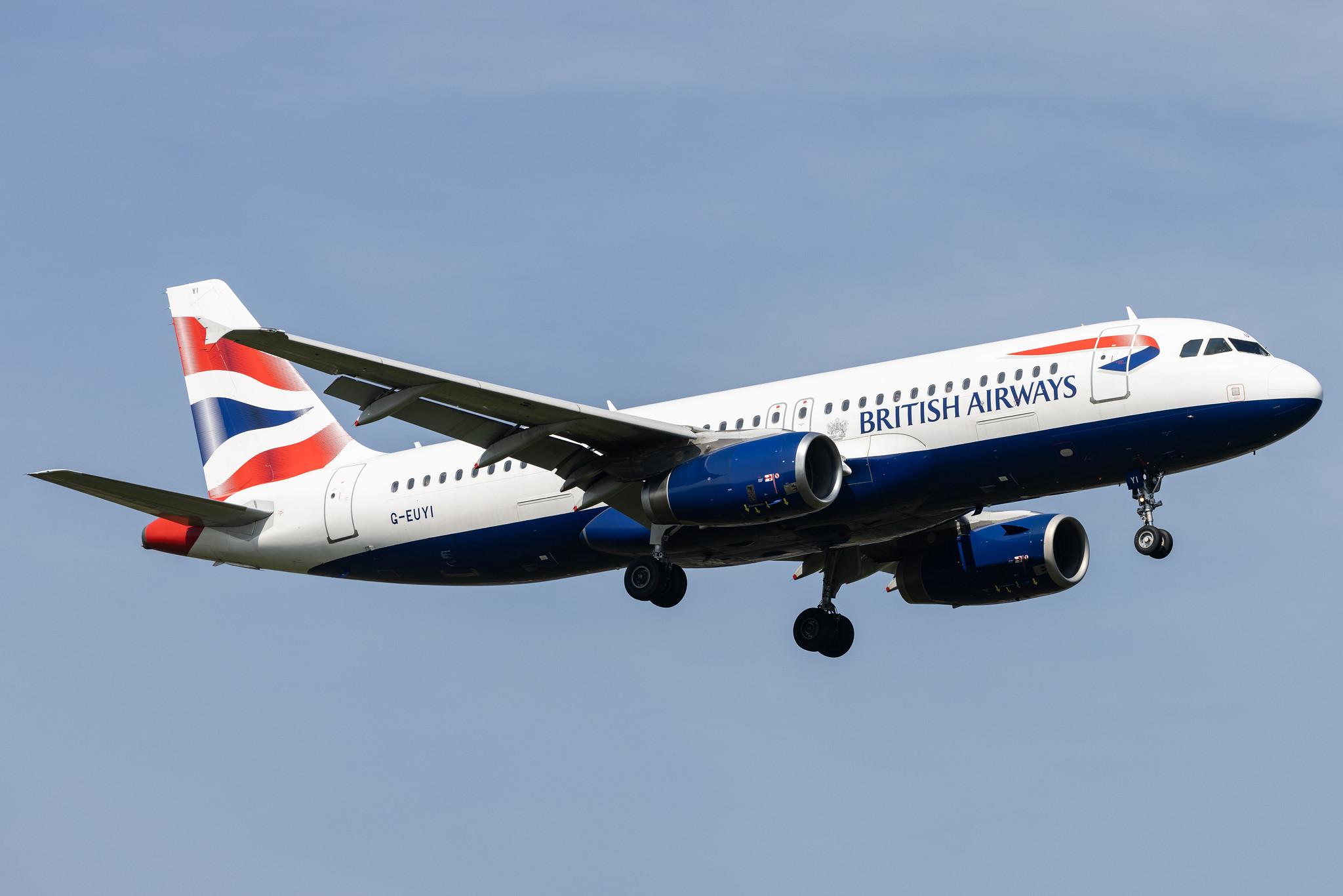 London Heathrow: British Airways (BA / BAW) |  Airbus A320-232 A320 | G-EUYI | MSN 4306