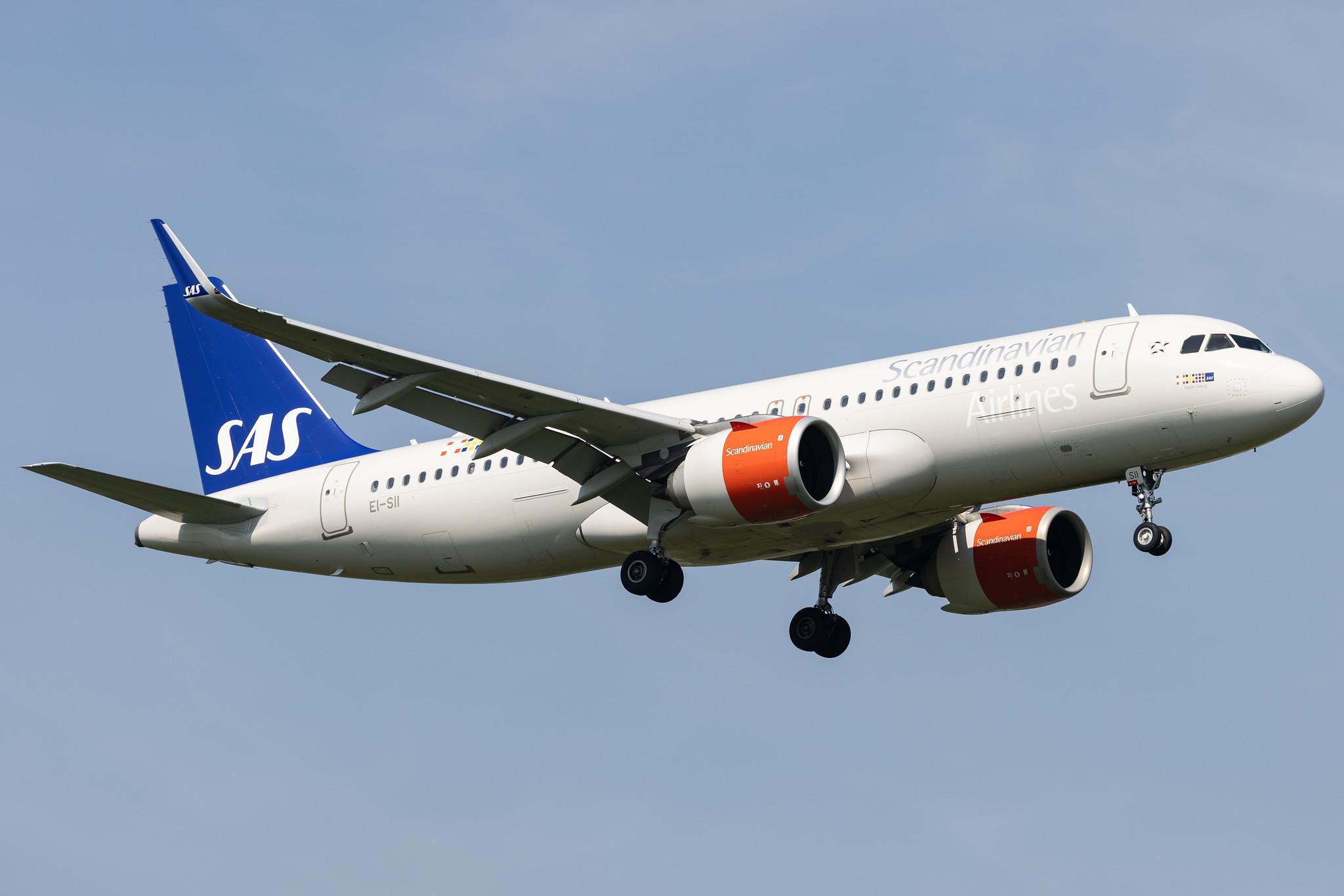 London Heathrow: SAS (SK / SAS) | Operator: SAS Connect |  Airbus A320-251N A20N | EI-SII | MSN 8566