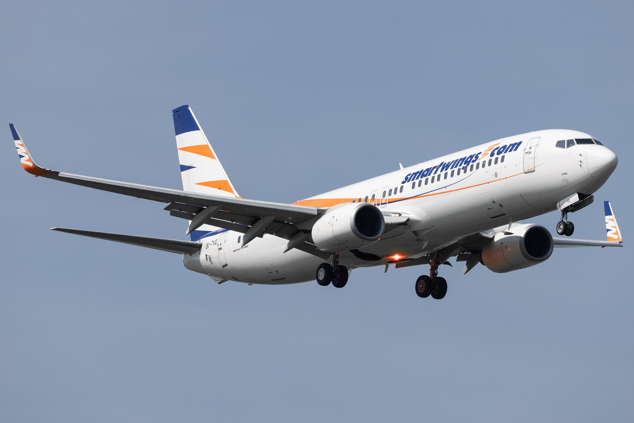 London Heathrow: SmartWings (QS / TVS) |  Boeing 737-8Q8 B738 | OK-TVG | MSN 30719