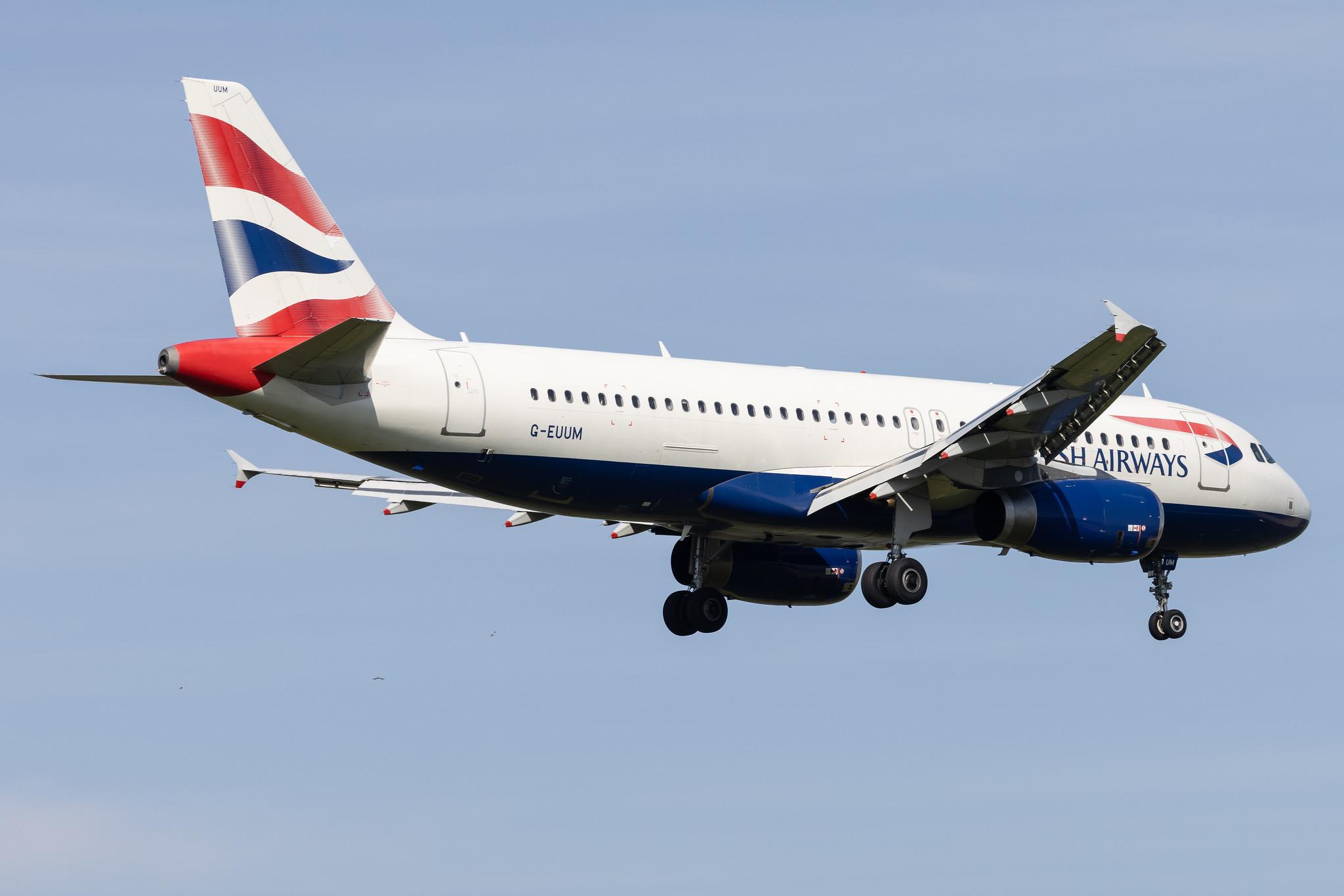 London Heathrow: British Airways (BA / BAW) |  Airbus A320-232 A320 | G-EUUM | MSN 1907