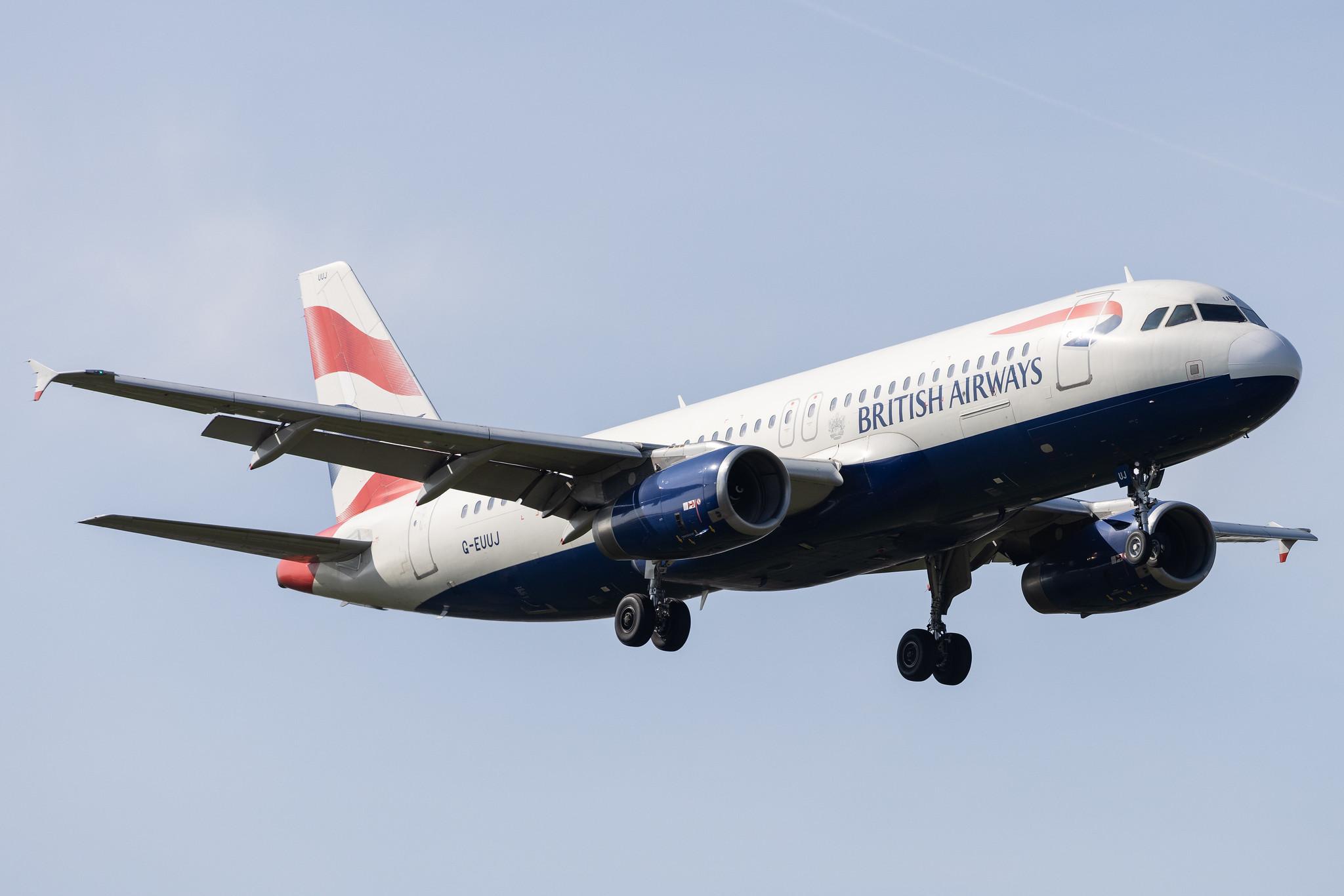 London Heathrow: British Airways (BA / BAW) |  Airbus A320-232 A320 | G-EUUJ | MSN 1883