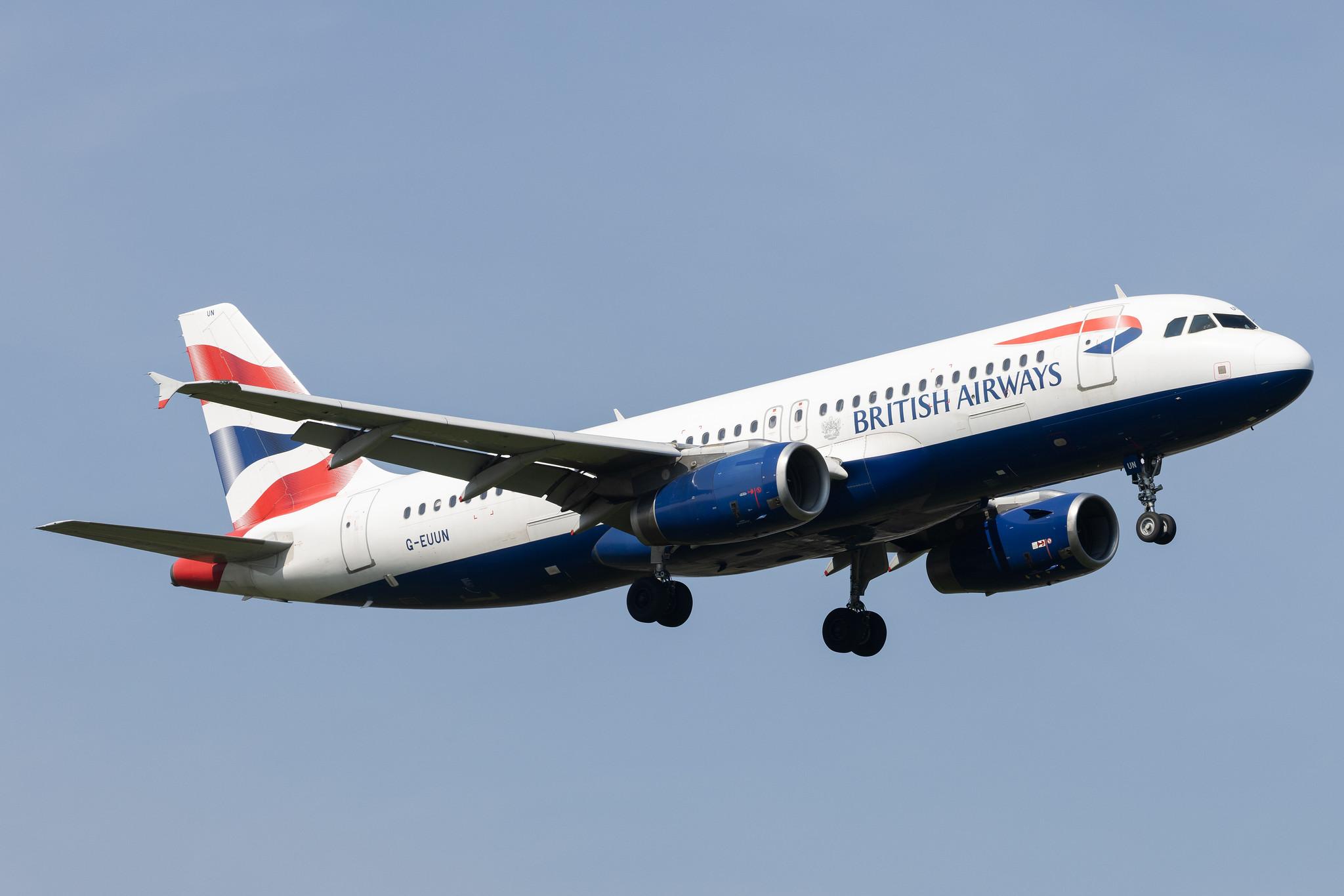 London Heathrow: British Airways (BA / BAW) |  Airbus A320-232 A320 | G-EUUN | MSN 1910
