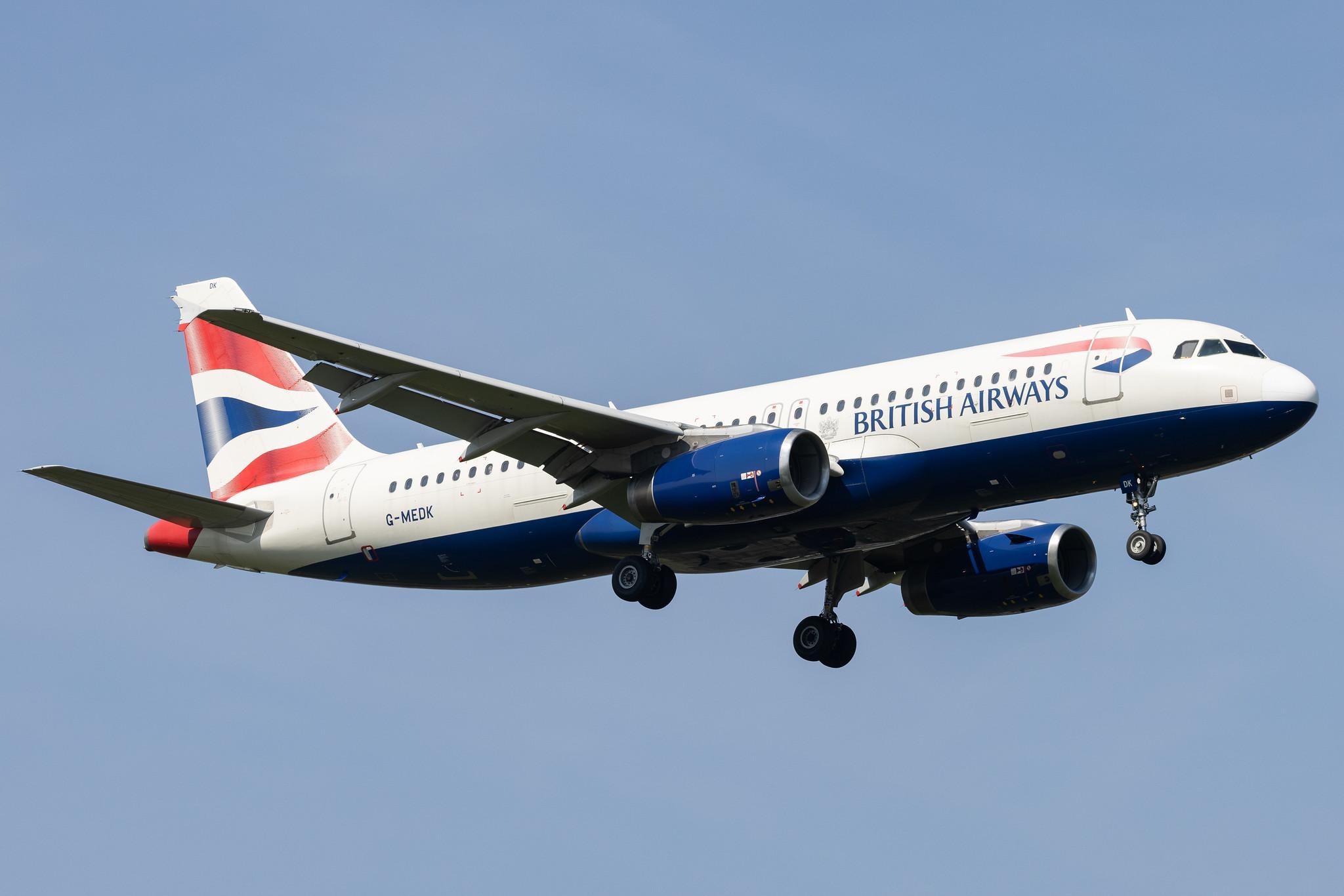 London Heathrow: British Airways (BA / BAW) |  Airbus A320-232 A320 | G-MEDK | MSN 2441