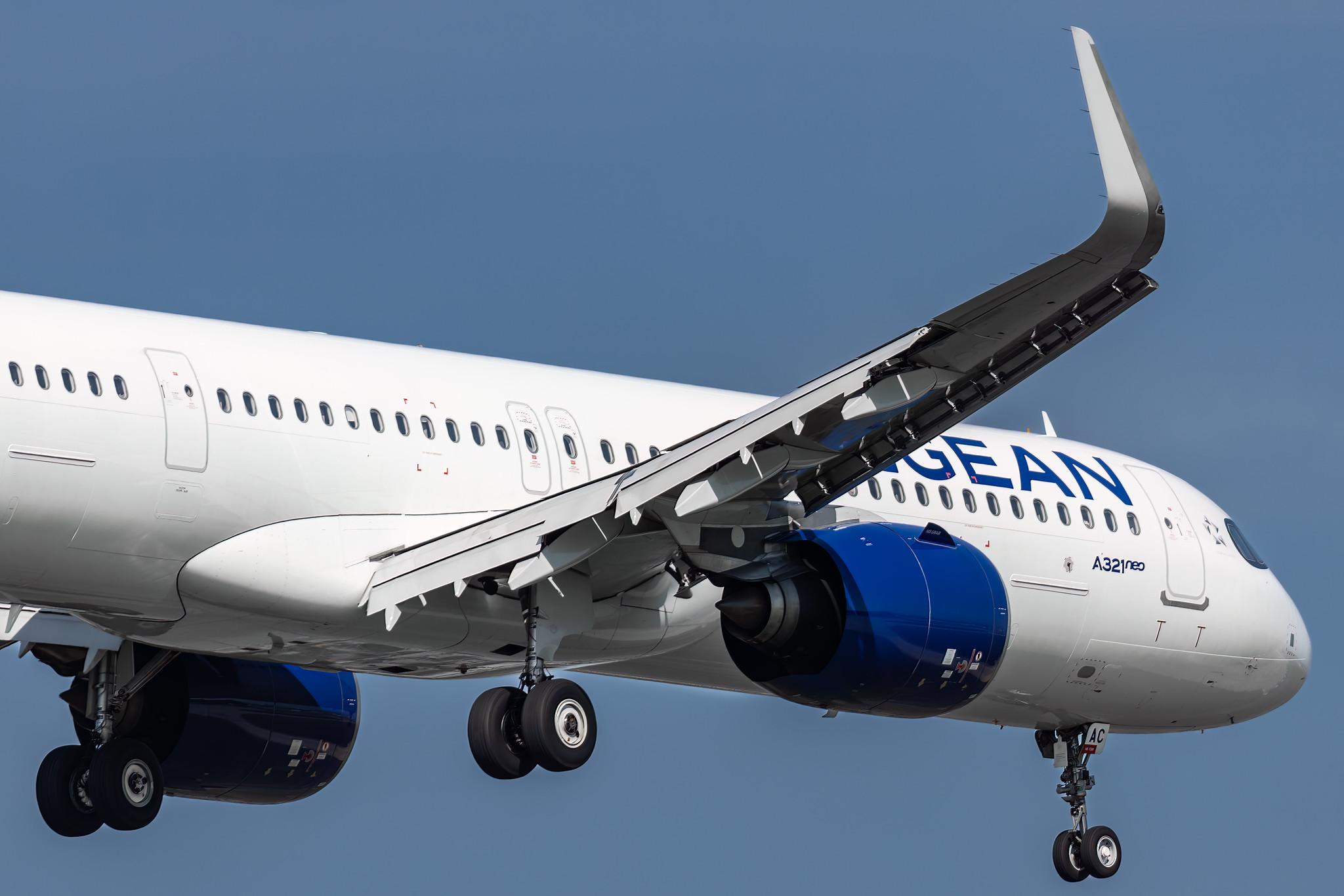 London Heathrow: Aegean Airlines (A3 / AEE) |  Airbus A321-271NX A21N | SX-NAC | MSN 10189