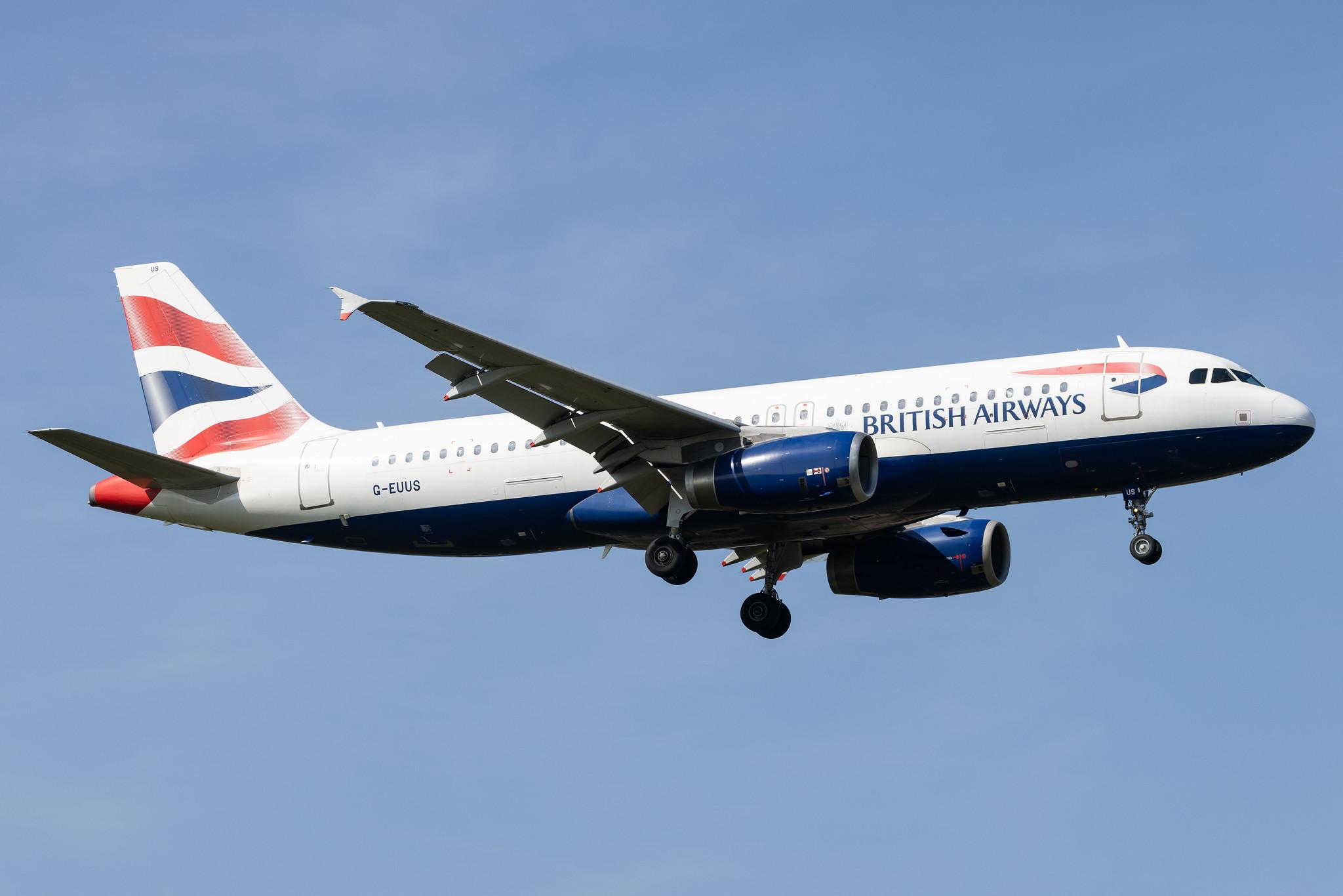 London Heathrow: British Airways (BA / BAW) |  Airbus A320-232 A320 | G-EUUS | MSN 3301