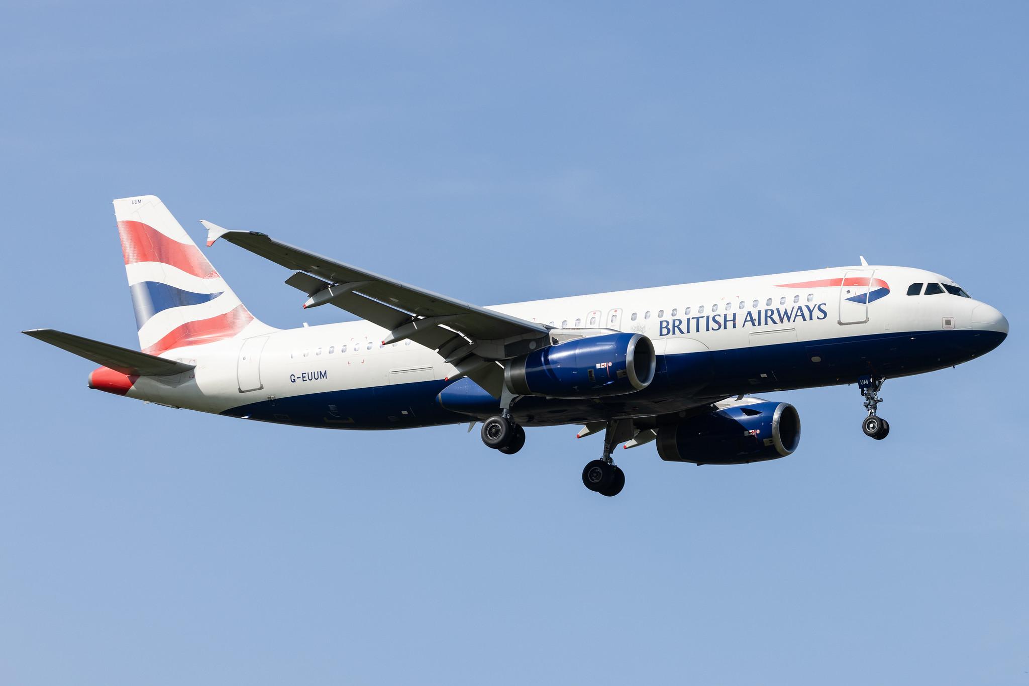 London Heathrow: British Airways (BA / BAW) |  Airbus A320-232 A320 | G-EUUM | MSN 1907