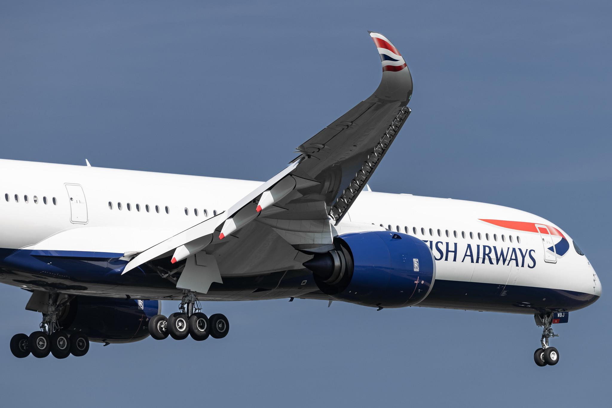 London Heathrow: British Airways (BA / BAW) |  Airbus A350-1041 A35K | G-XWBJ | MSN 490