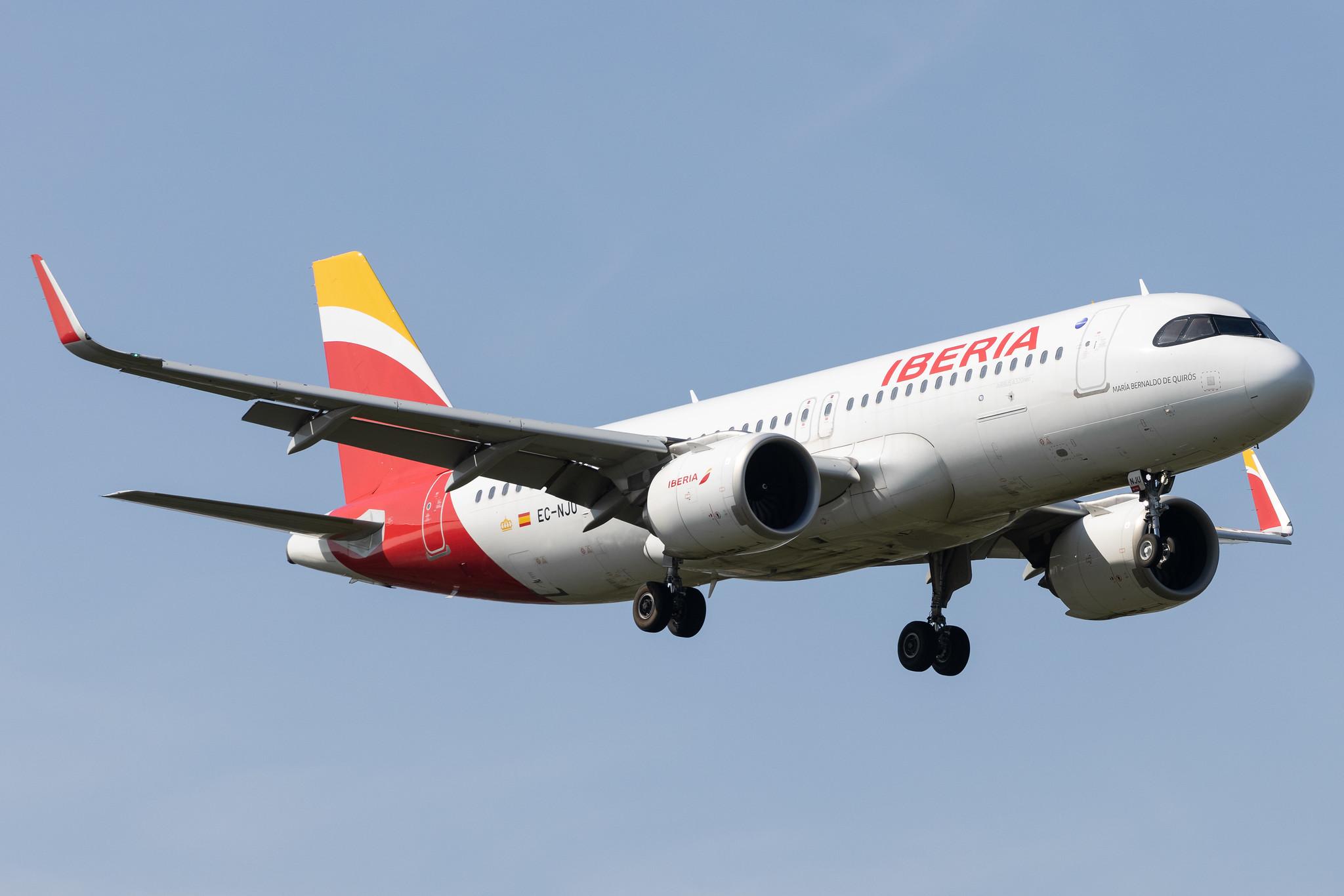 London Heathrow: Iberia (IB / IBE) |  Airbus A320-251N A20N | EC-NJU | MSN 10065