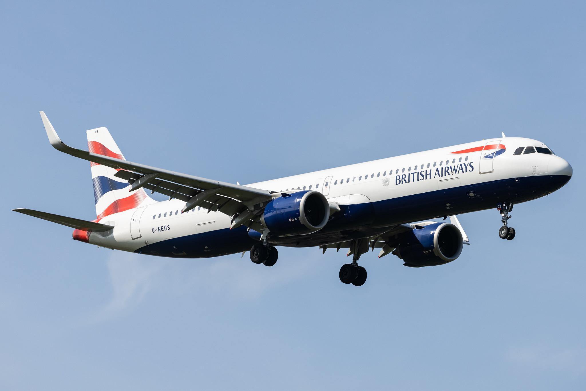 London Heathrow: British Airways (BA / BAW) |  Airbus A321-251NX A21N | G-NEOS | MSN 8637