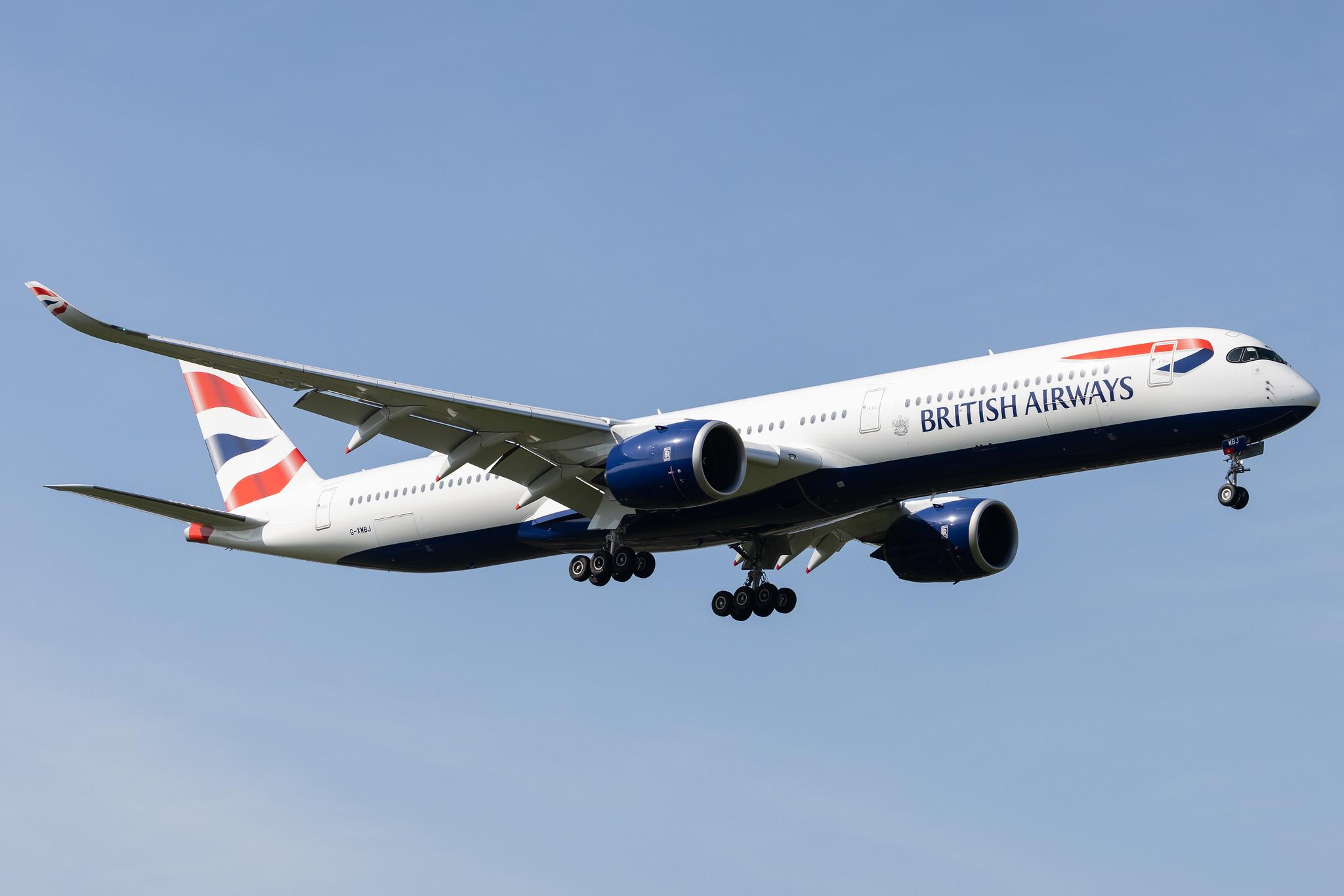 London Heathrow: British Airways (BA / BAW) |  Airbus A350-1041 A35K | G-XWBJ | MSN 490
