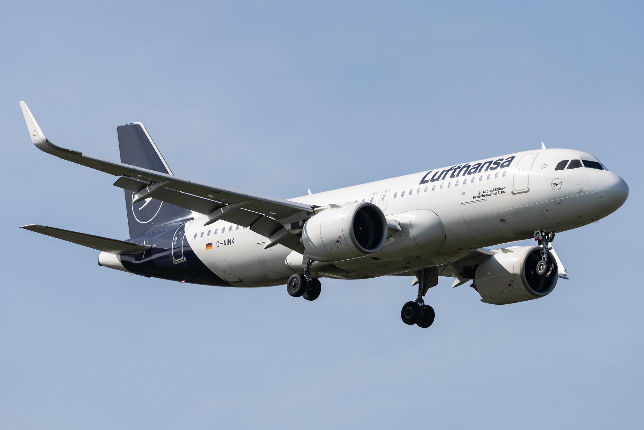 London Heathrow: Lufthansa (LH / DLH) |  Airbus A320-271N A20N | D-AINK | MSN 8249