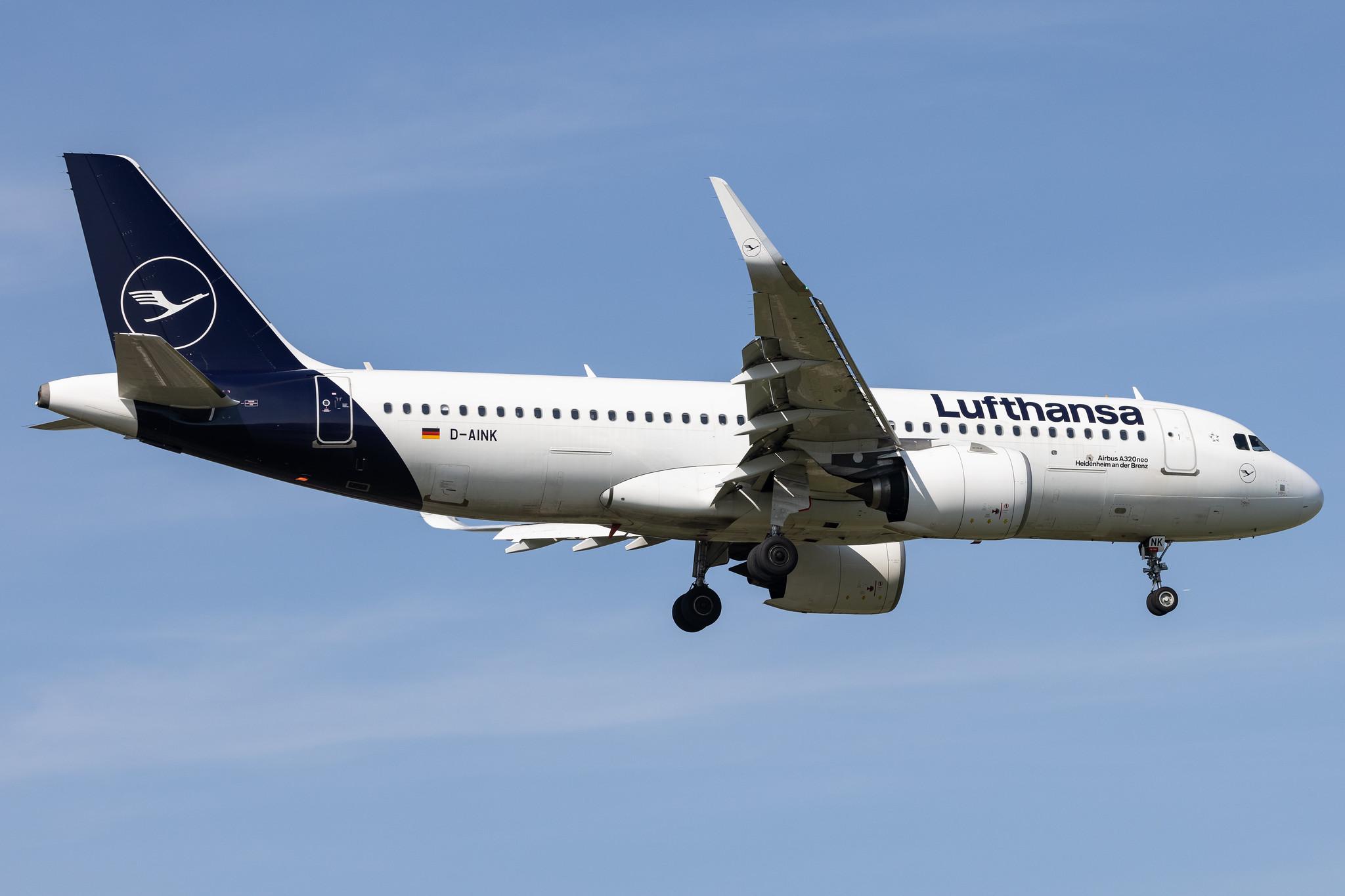 London Heathrow: Lufthansa (LH / DLH) |  Airbus A320-271N A20N | D-AINK | MSN 8249