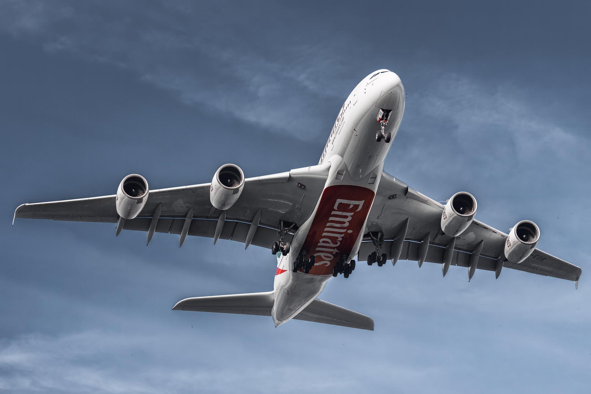 Hamburg Airport: Emirates (EK / UAE) | Airbus A380-861 A388 | A6-EOK | MSN 184
