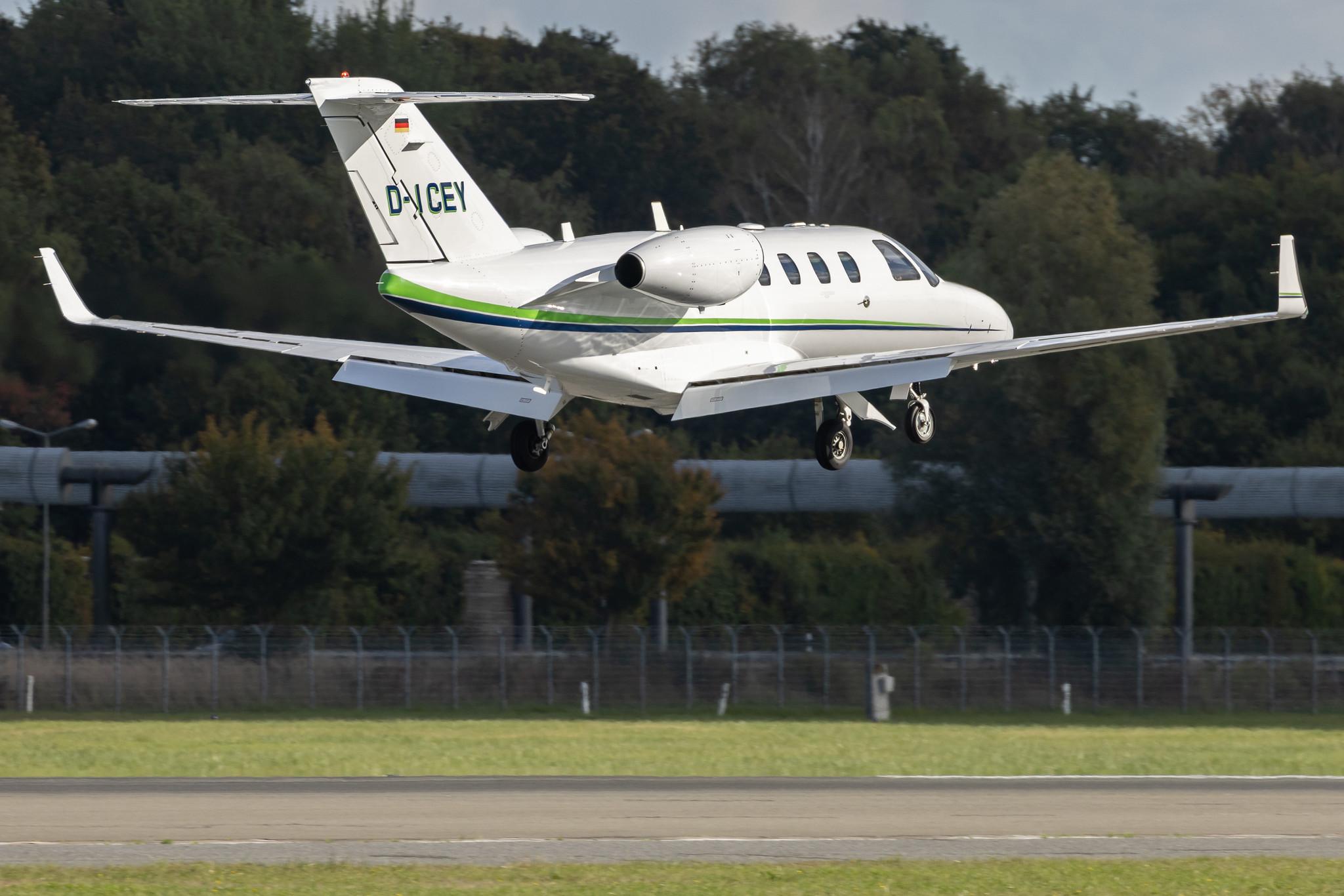 Hamburg Airport: Private owner | Cessna 525 CitationJet CJ1+ C525 | D-ICEY | MSN 525-0611