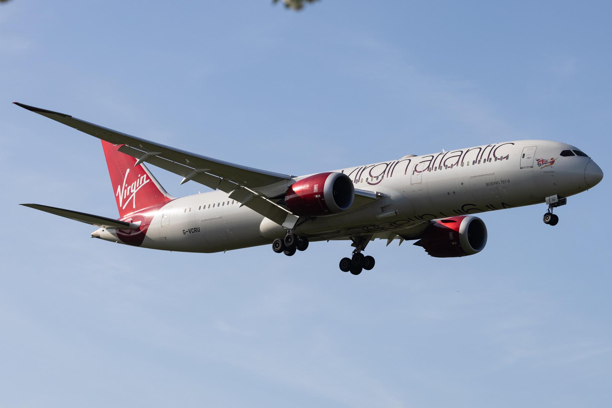 London Heathrow: Virgin Atlantic (VS / VIR) |  Boeing 787-9 Dreamliner B789 | G-VCRU | MSN 37972