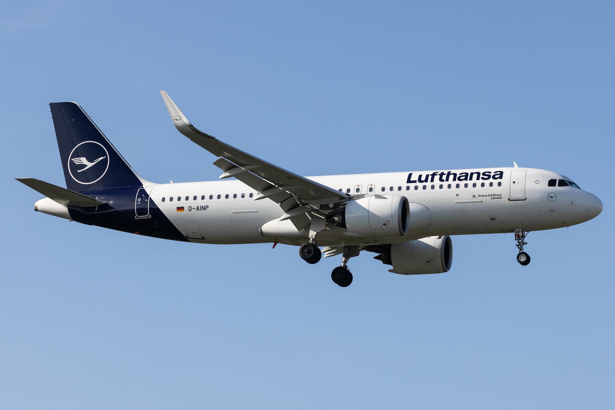 London Heathrow: Lufthansa (LH / DLH) |  Airbus A320-271N A20N | D-AINP | MSN 8622