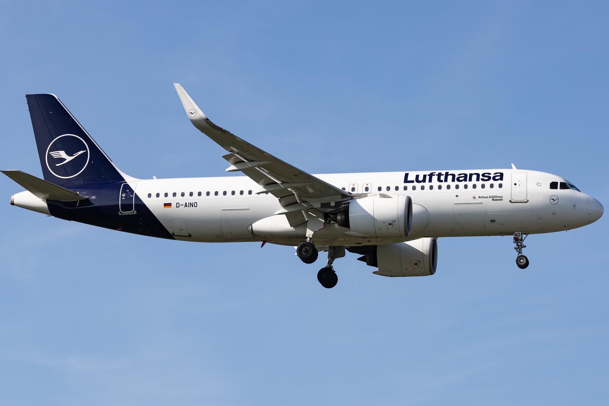 London Heathrow: Lufthansa (LH / DLH) |  Airbus A320-271N A20N | D-AINO | MSN 8559