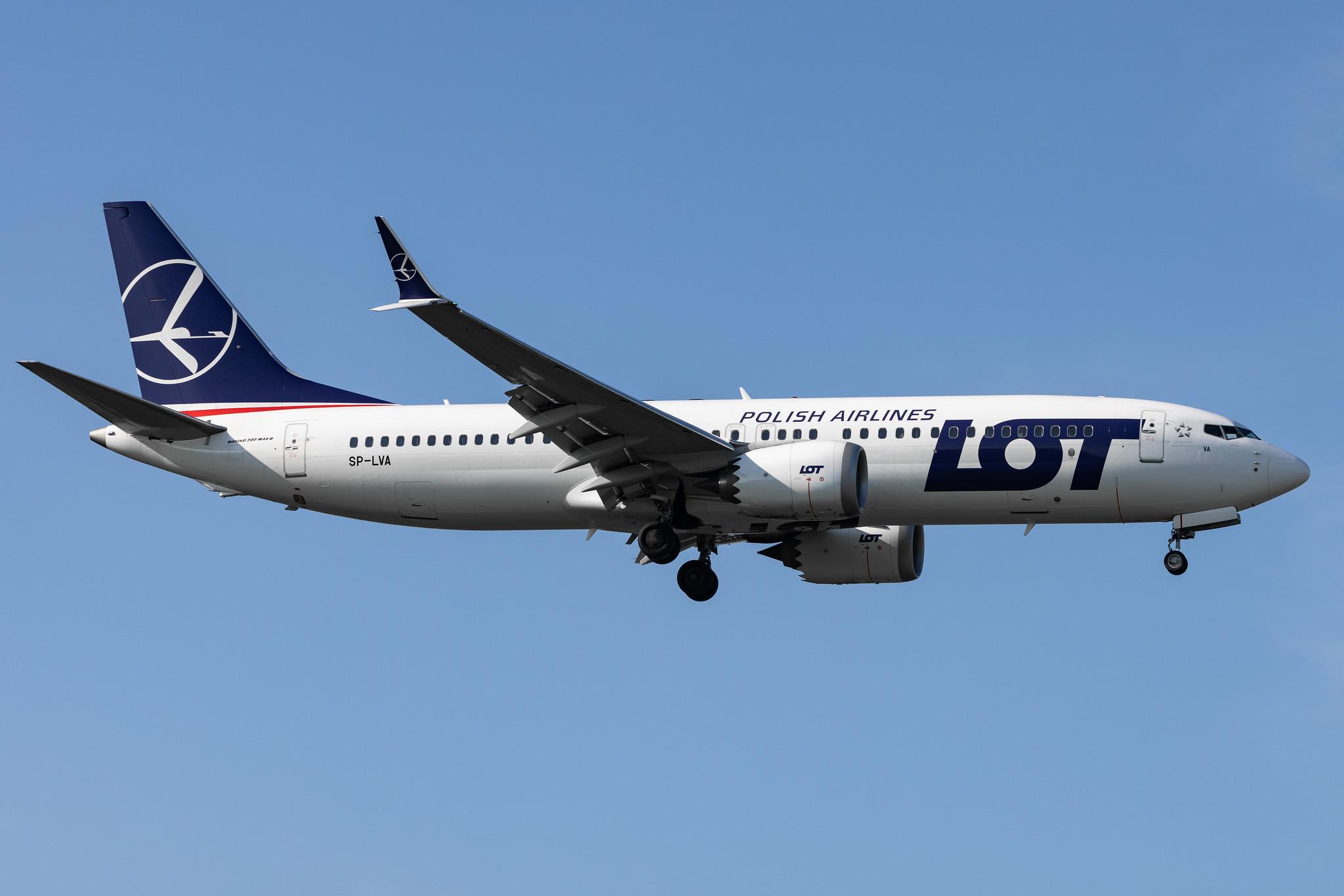London Heathrow: LOT (LO / LOT) |  Boeing 737 MAX 8 B38M | SP-LVA | MSN 64067