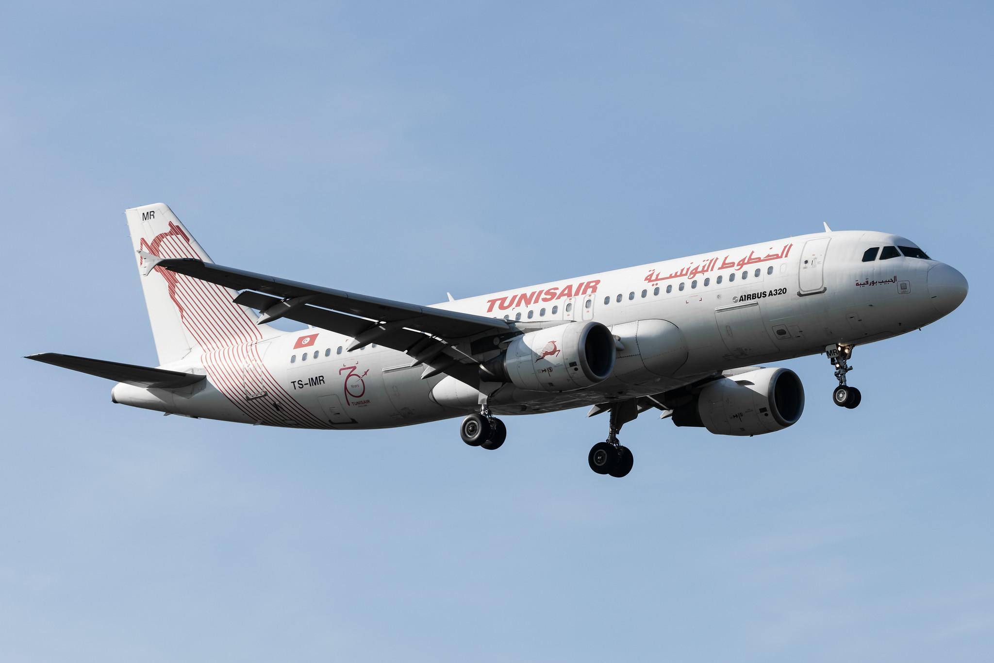 London Heathrow: Tunisair (TU / TAR) |  Airbus A320-214 A320 | TS-IMR | MSN 4344
