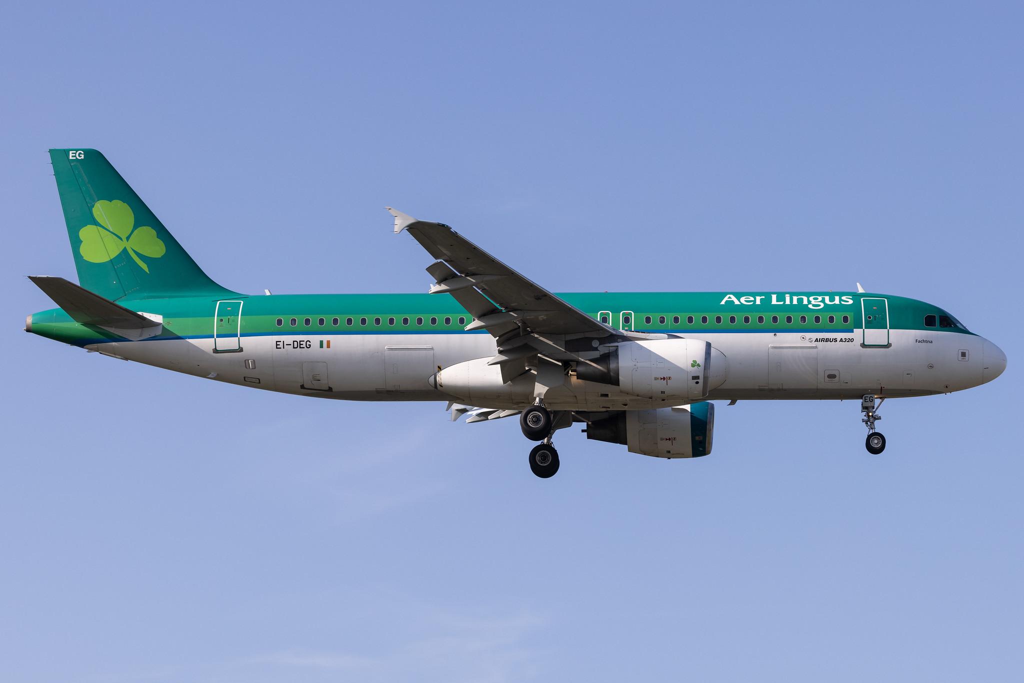 London Heathrow: Aer Lingus (EI / EIN) |  Airbus A320-214 A320 | EI-DEG | MSN 2272