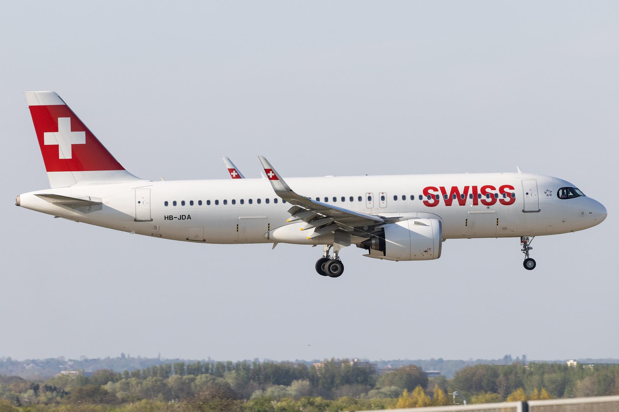 London Heathrow: Swiss (LX / SWR) |  Airbus A320-271N A20N | HB-JDA | MSN 9246