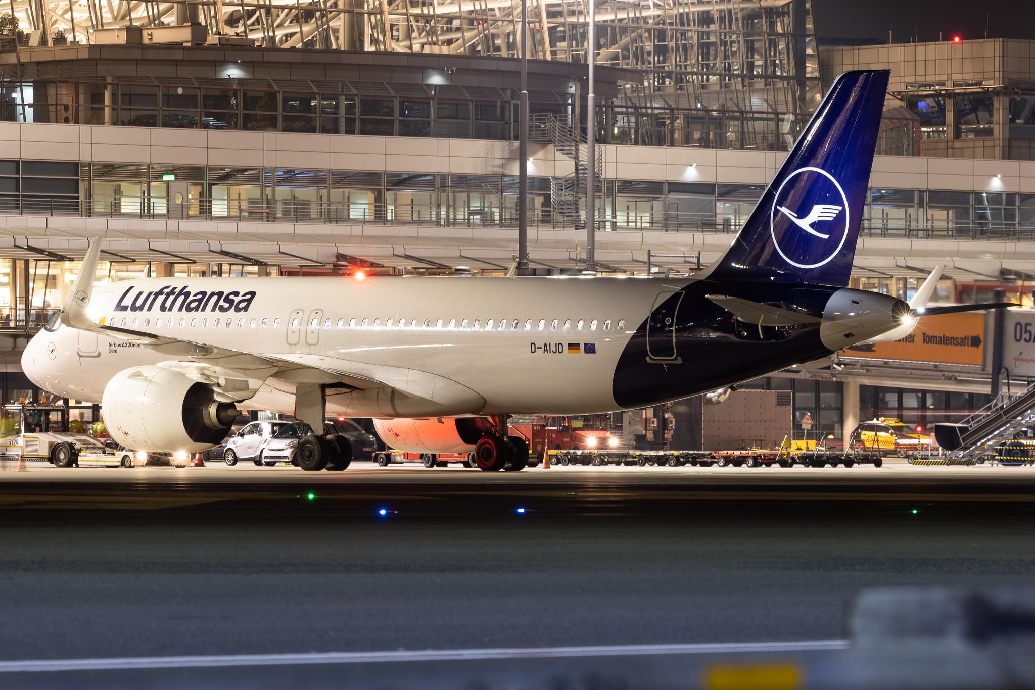 Hamburg Airport: Lufthansa (LH / DLH) | Airbus A320-271N A20N | D-AIJD | MSN 10281