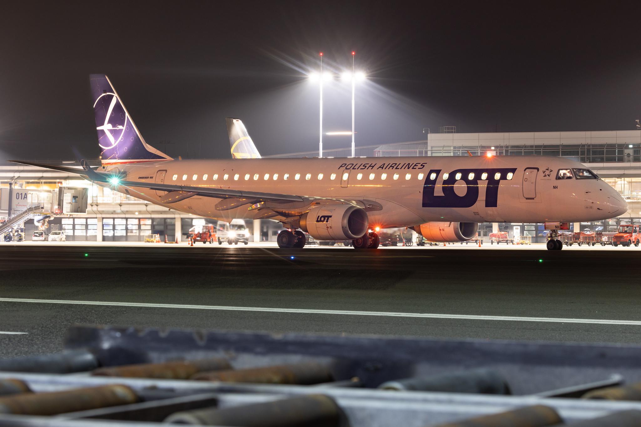 Hamburg Airport: LOT (LO / LOT) | Embraer E195LR E195 | SP-LNH | MSN 19000239
