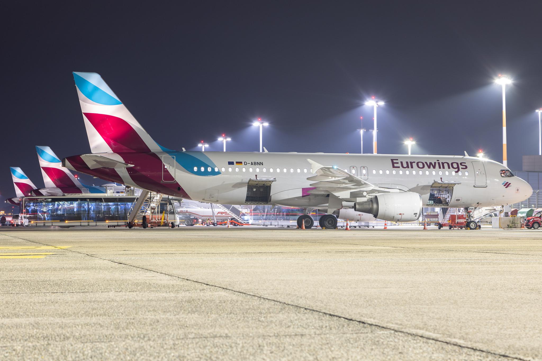Hamburg Airport: Eurowings (EW / EWG) | Airbus A320-214 A320 | D-ABNN | MSN 1889