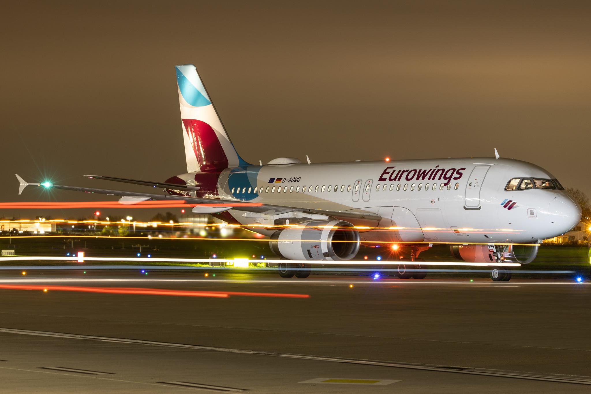 Hamburg Airport: Eurowings (EW / EWG) | Airbus A319-132 A319 | D-AGWG | MSN 3193