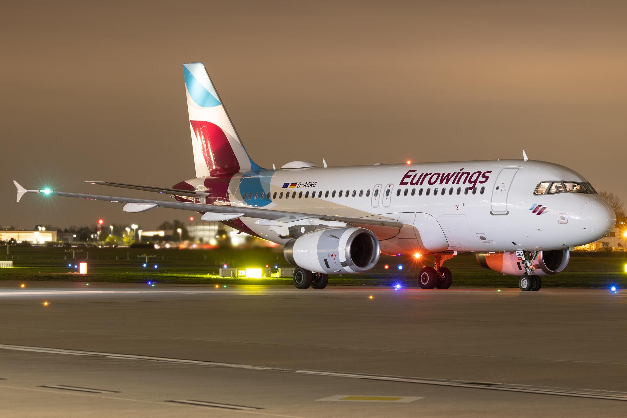 Hamburg Airport: Eurowings (EW / EWG) | Airbus A319-132 A319 | D-AGWG | MSN 3193