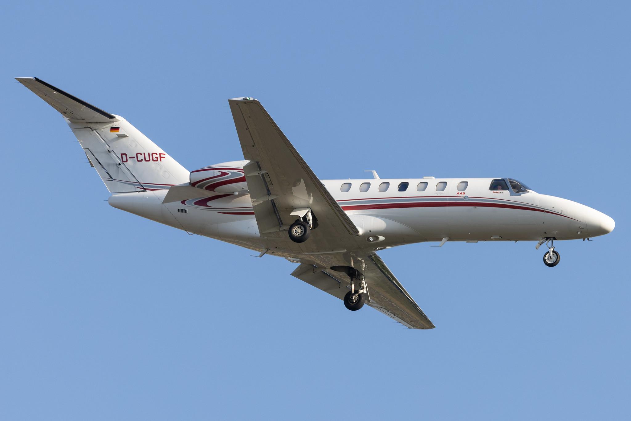 Flughafen Berlin Brandenburg: Atlas Air Service (/ ATL) |  Cessna 525B Citation CJ3+ C25B | D-CUGF | MSN 525B-0479